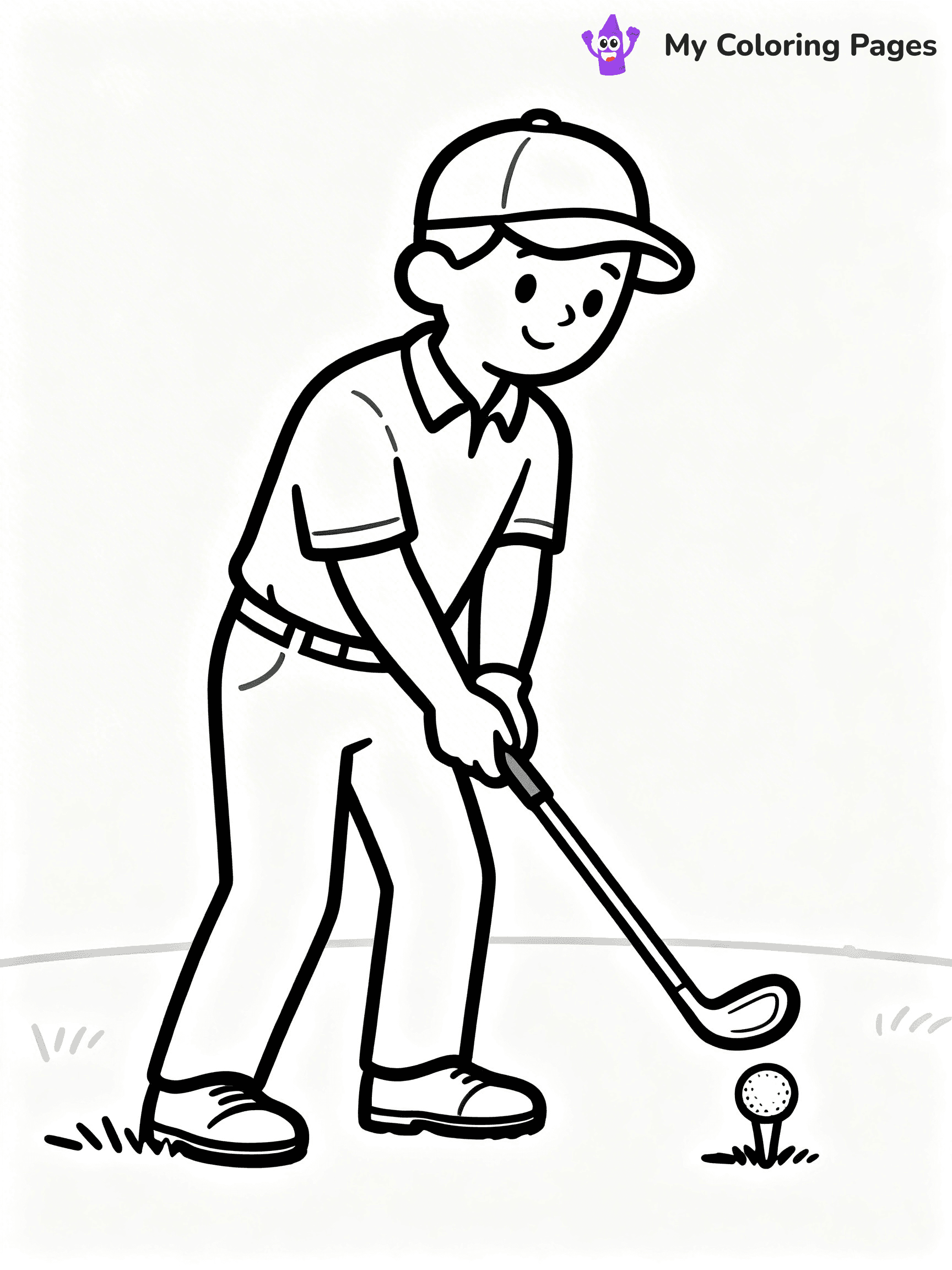 Golf Coloring Pages - 37