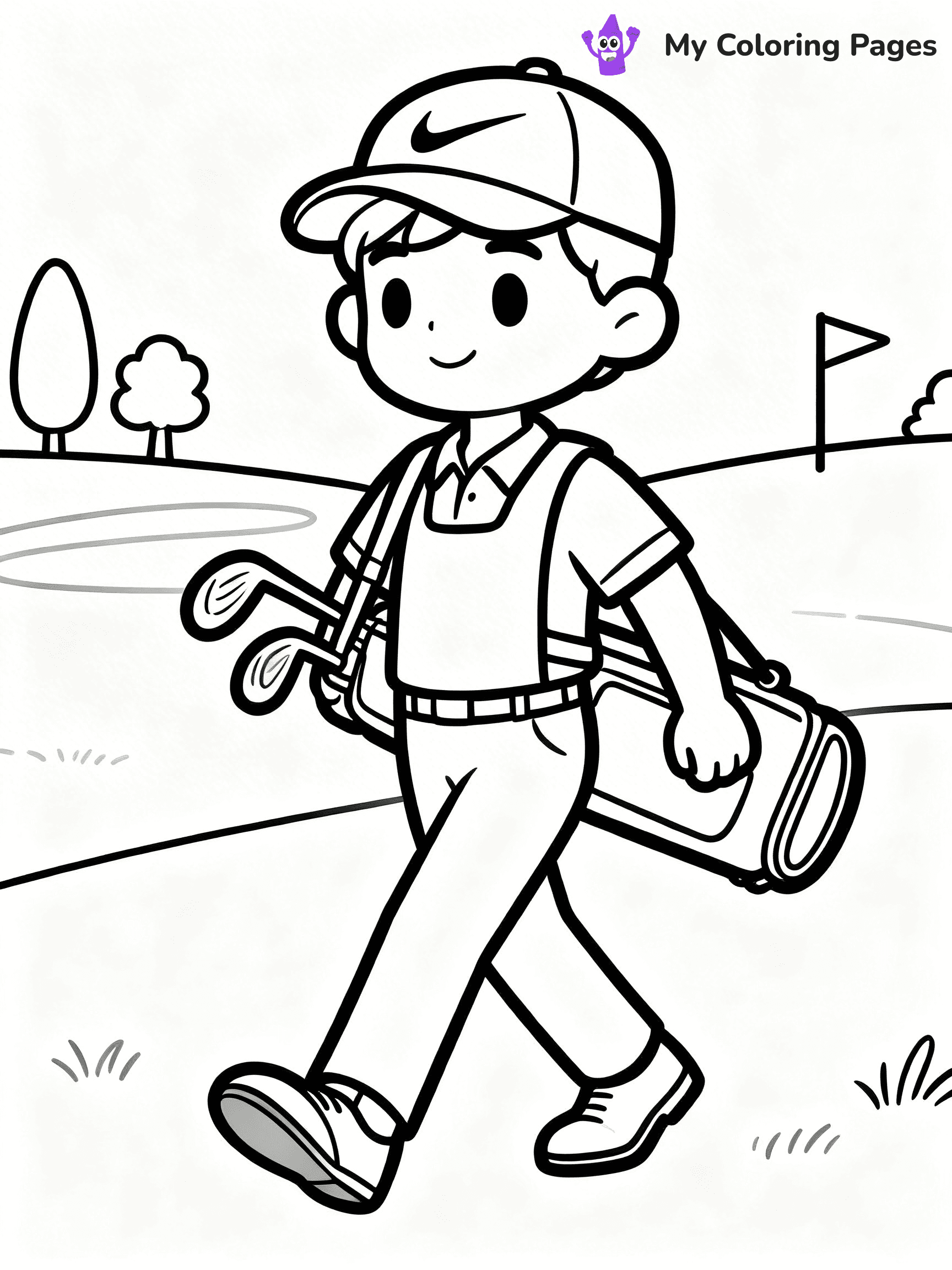Golf Coloring Pages - 35