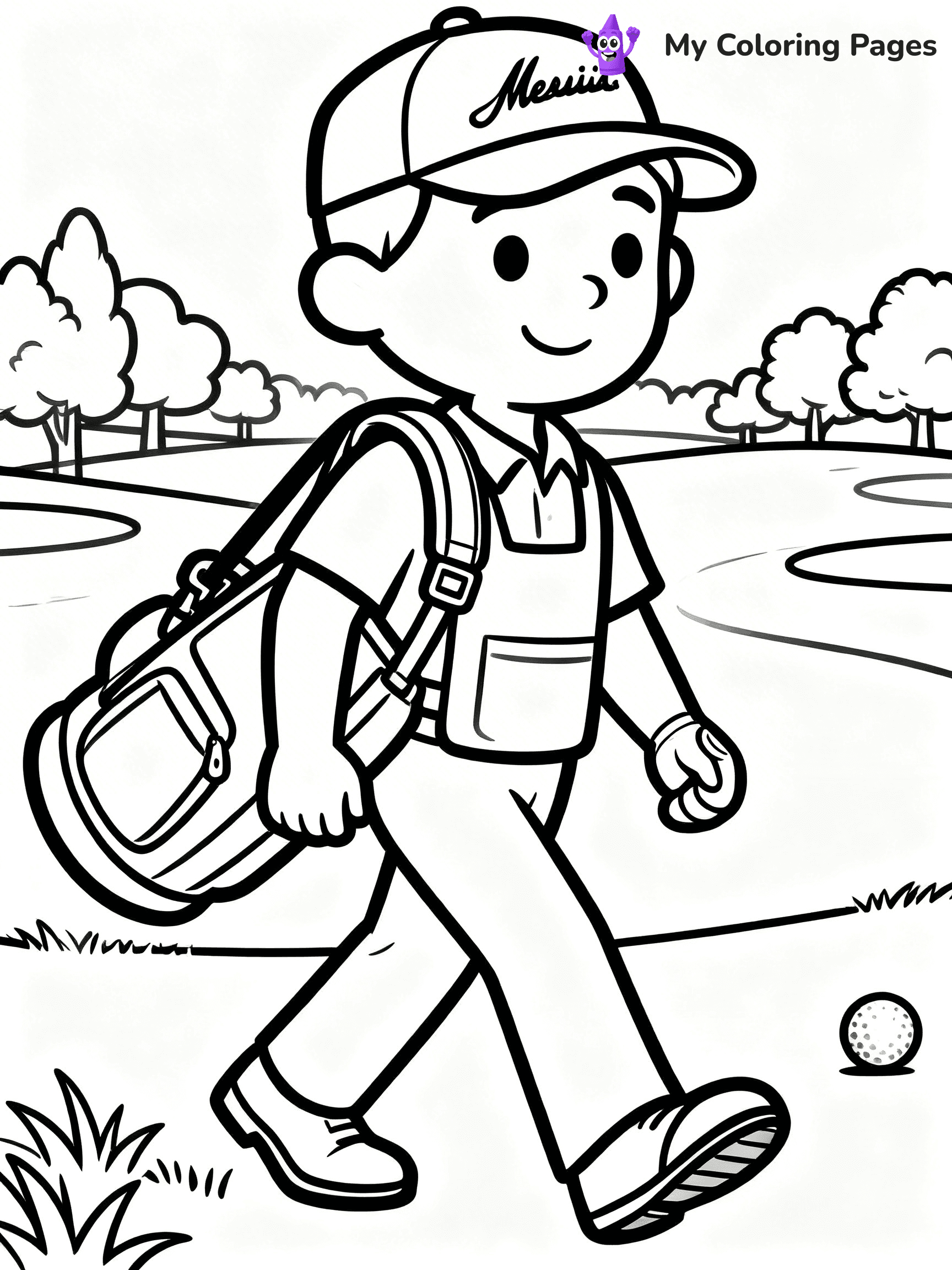 Golf Coloring Pages - 34