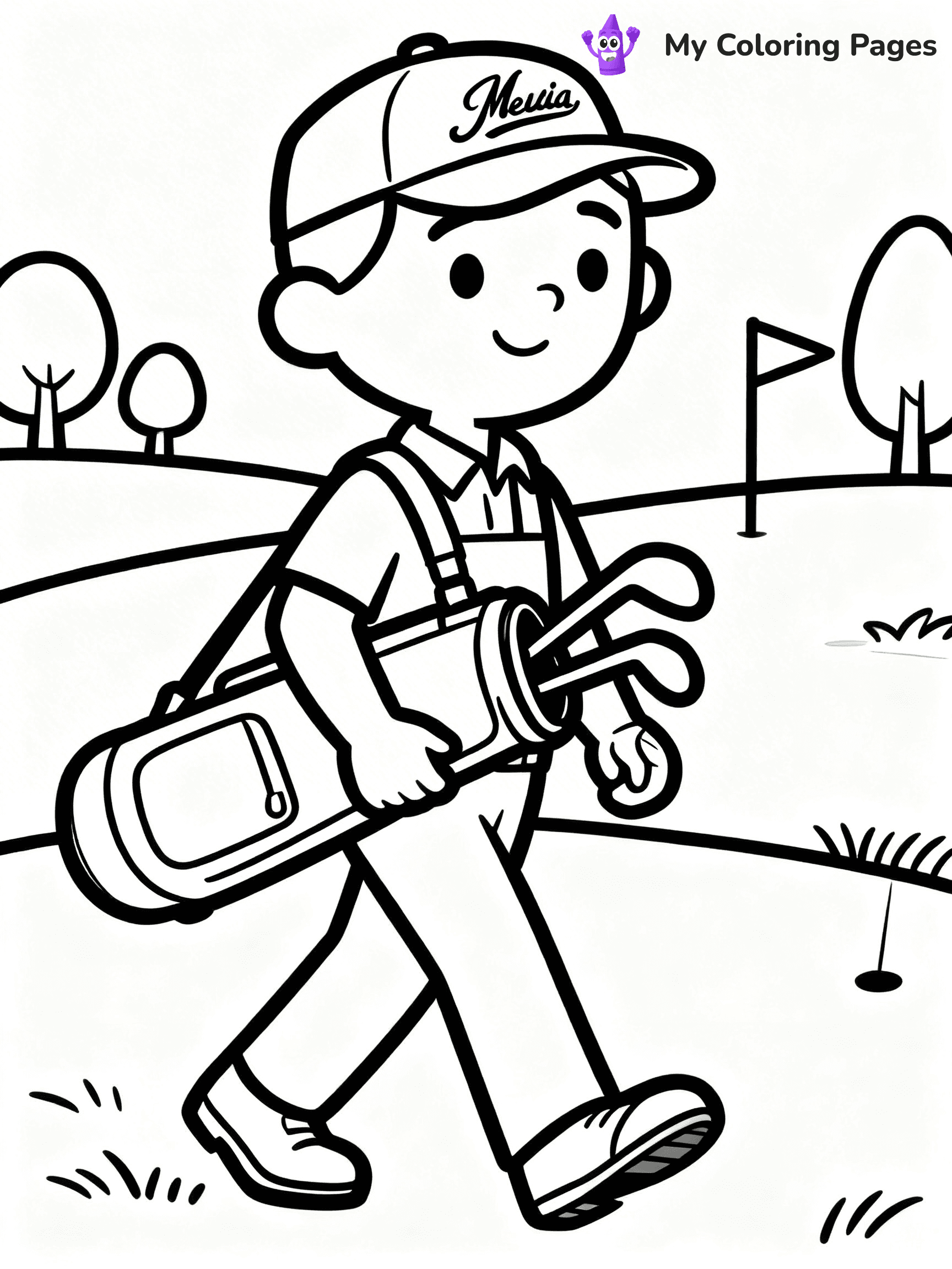 Golf Coloring Pages - 33