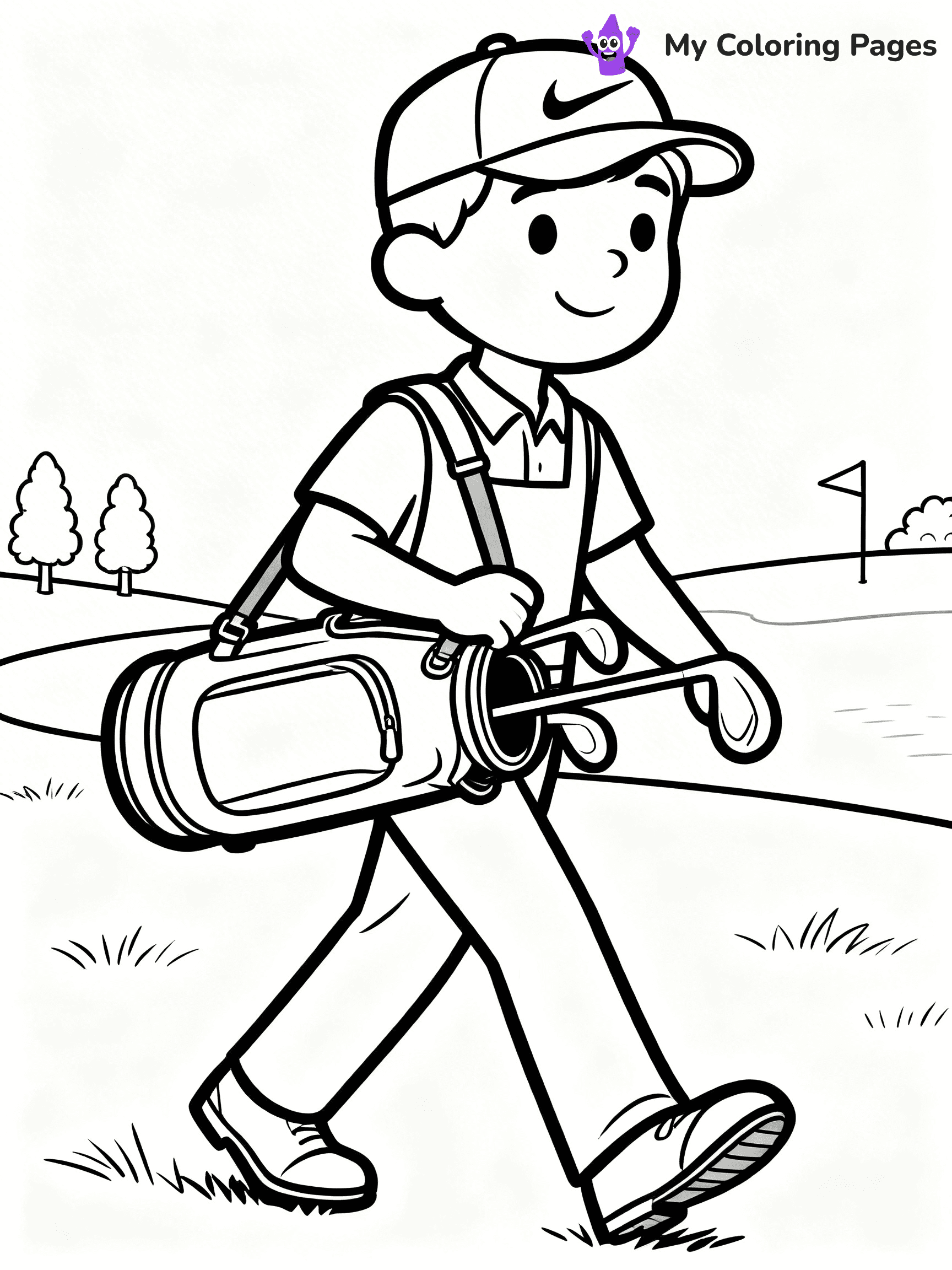 Golf Coloring Pages - 31