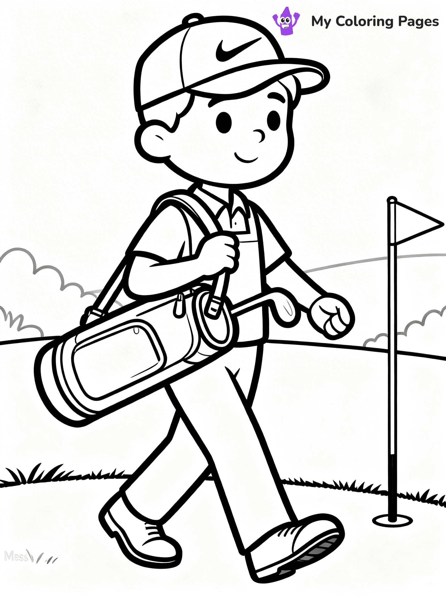 Golf Coloring Pages - 30