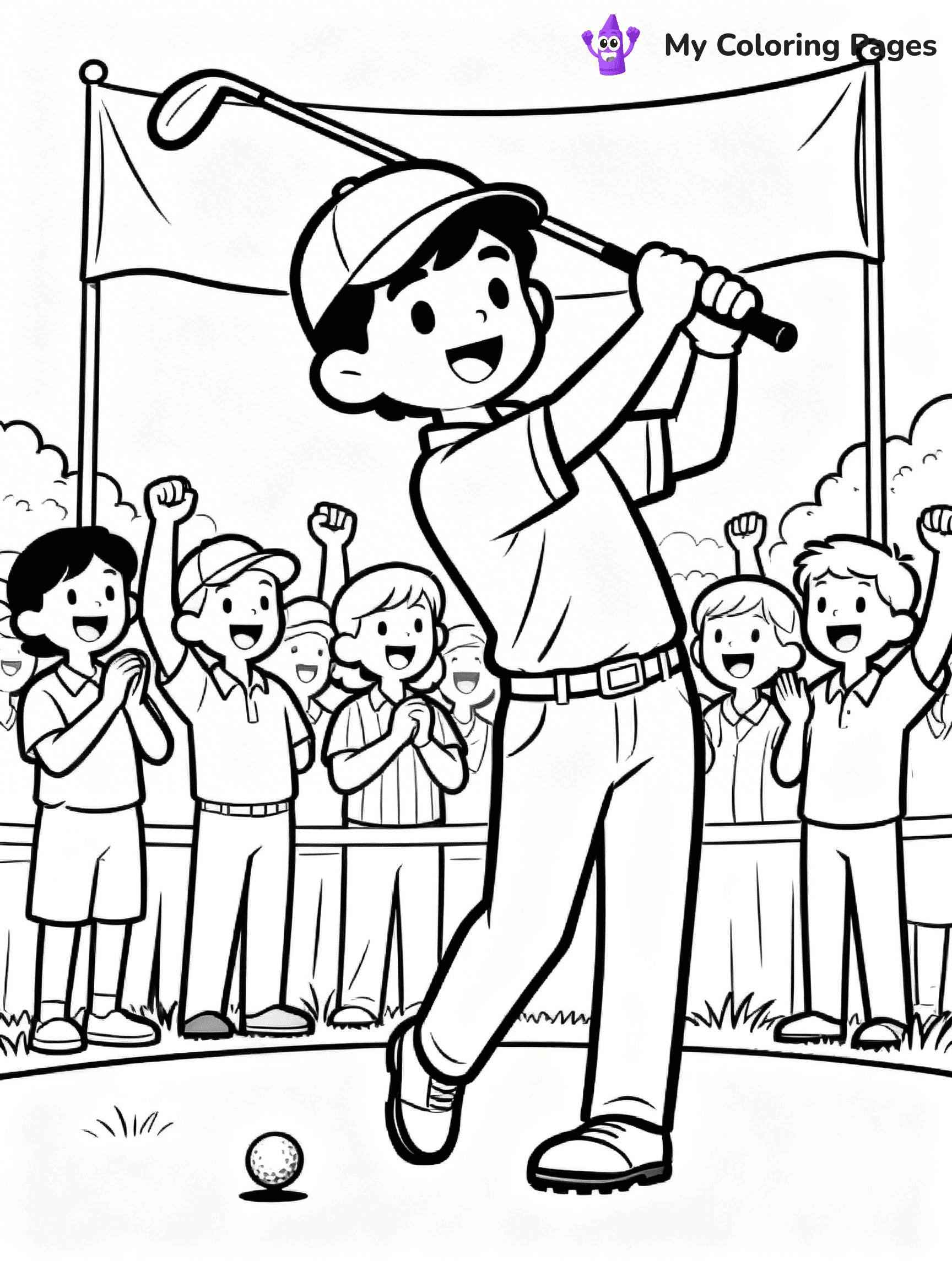 Golf Coloring Pages - 28