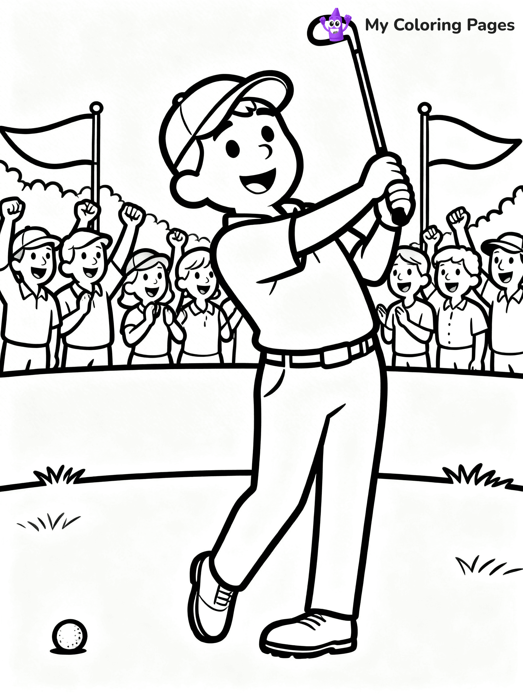 Golf Coloring Pages - 27