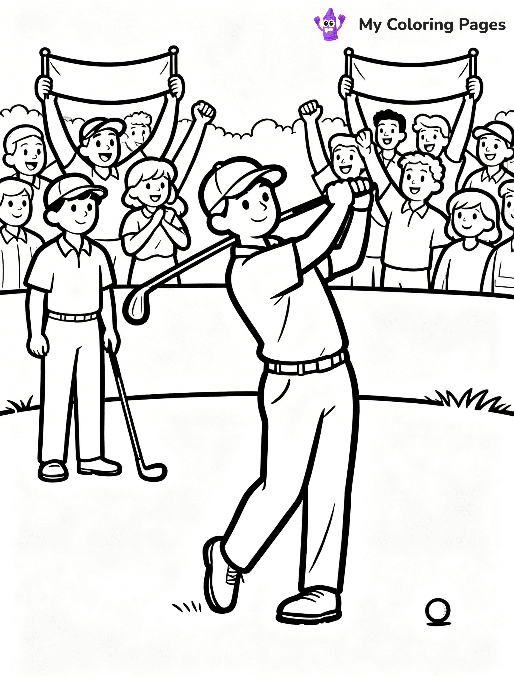 Golf Coloring Pages - 26
