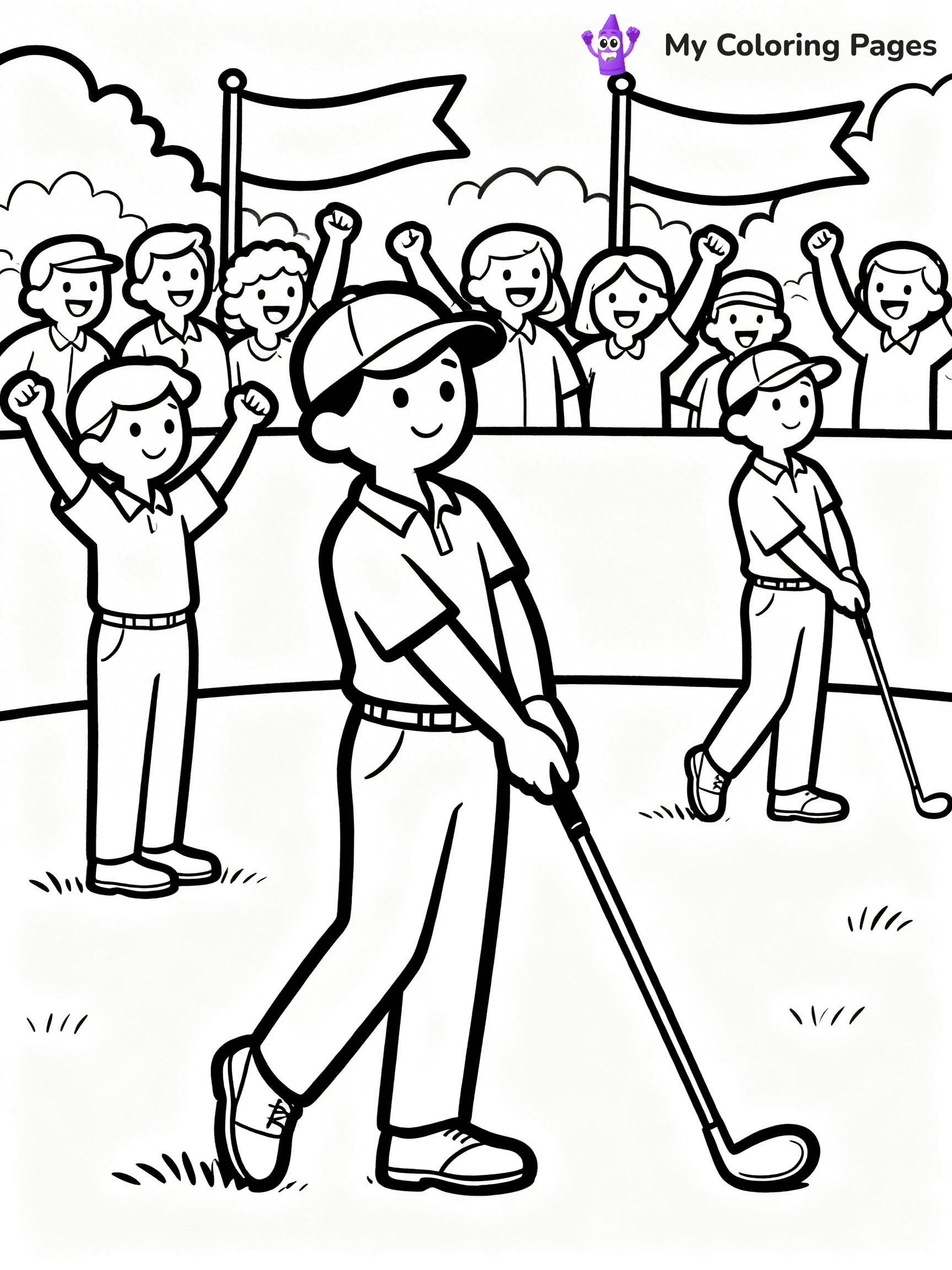 Golf Coloring Pages - 24