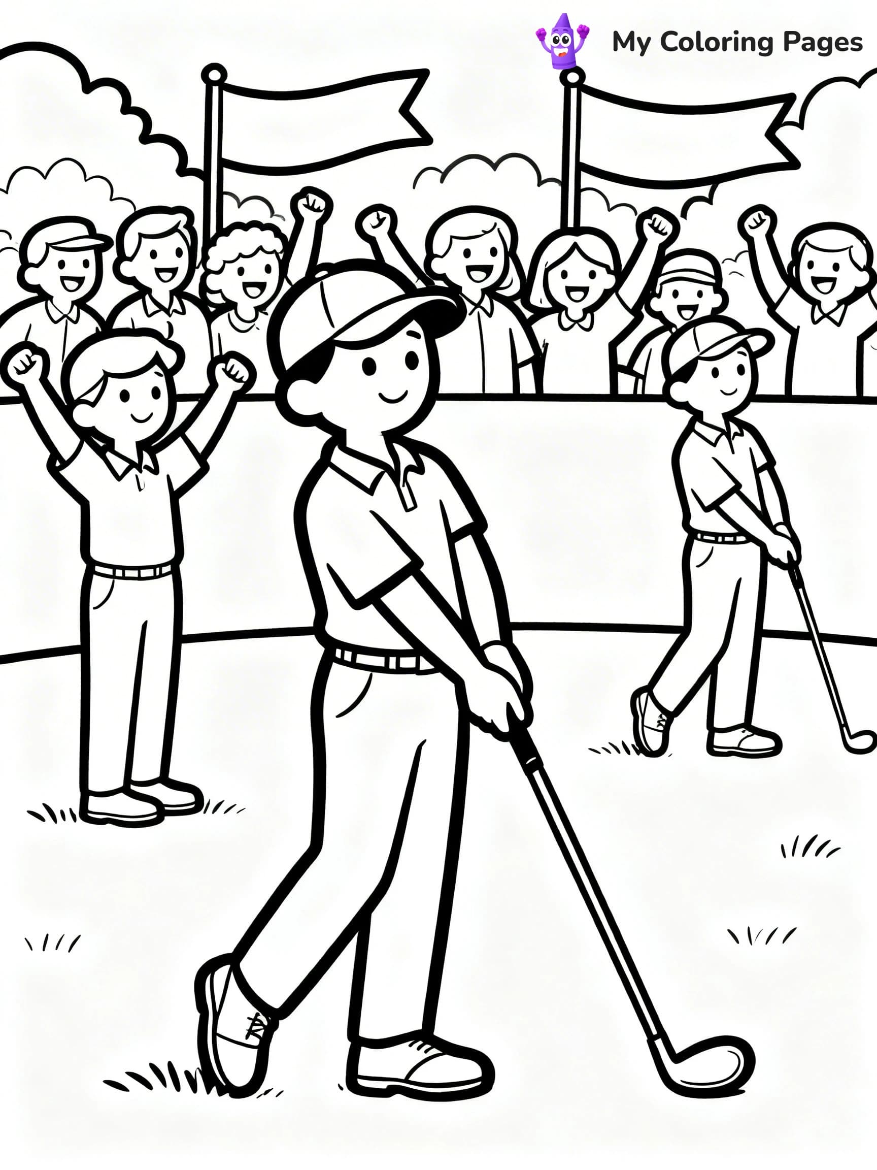 Golf Coloring Pages - 24