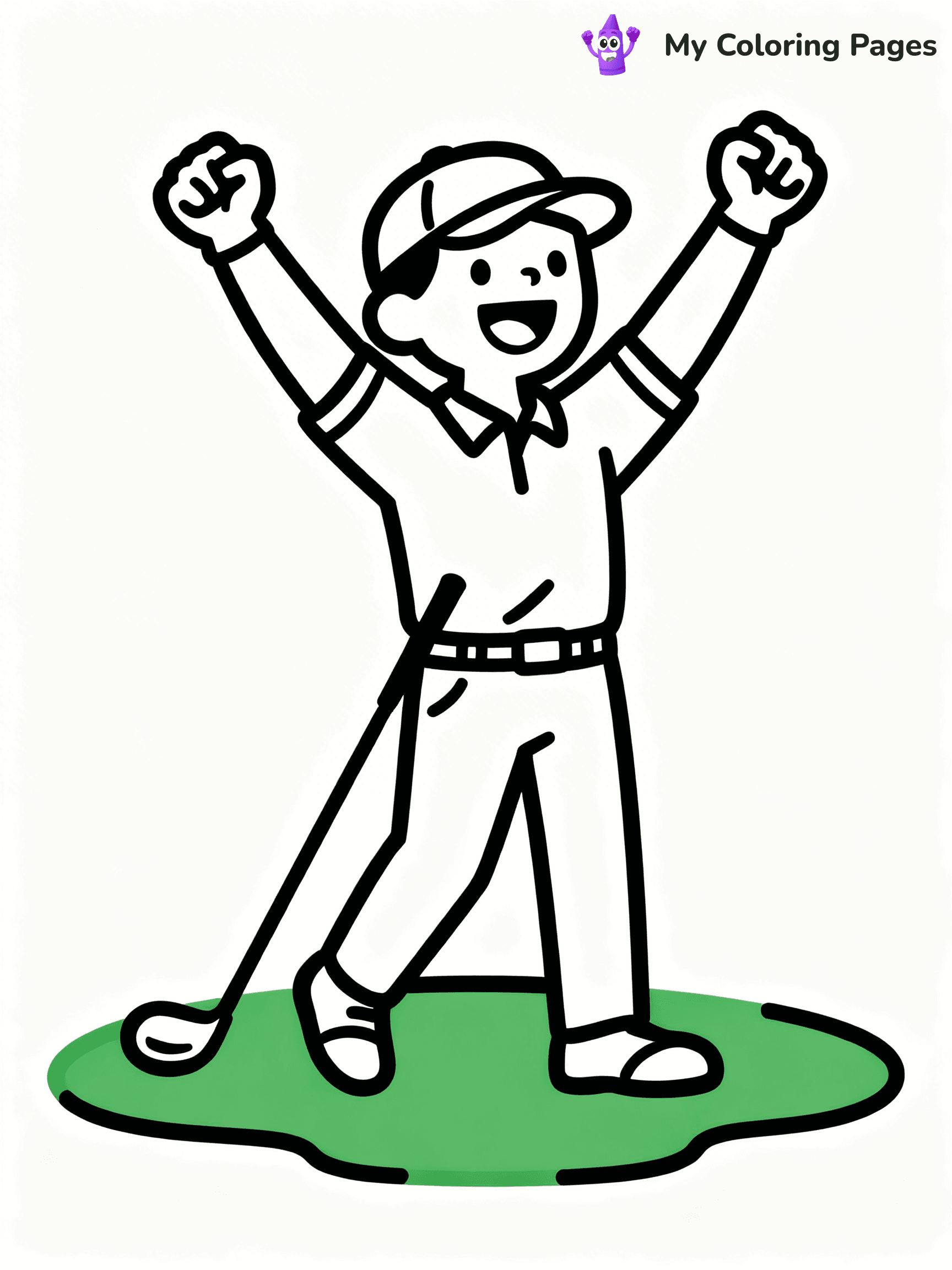 Golf Coloring Pages - 23