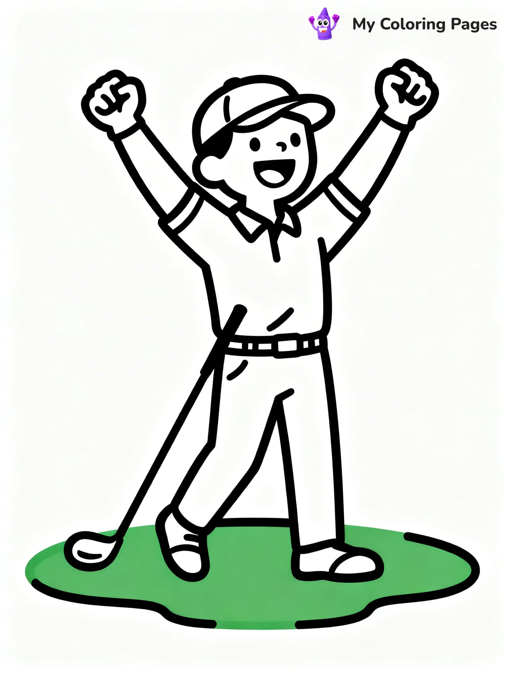 Golf Coloring Pages - 23