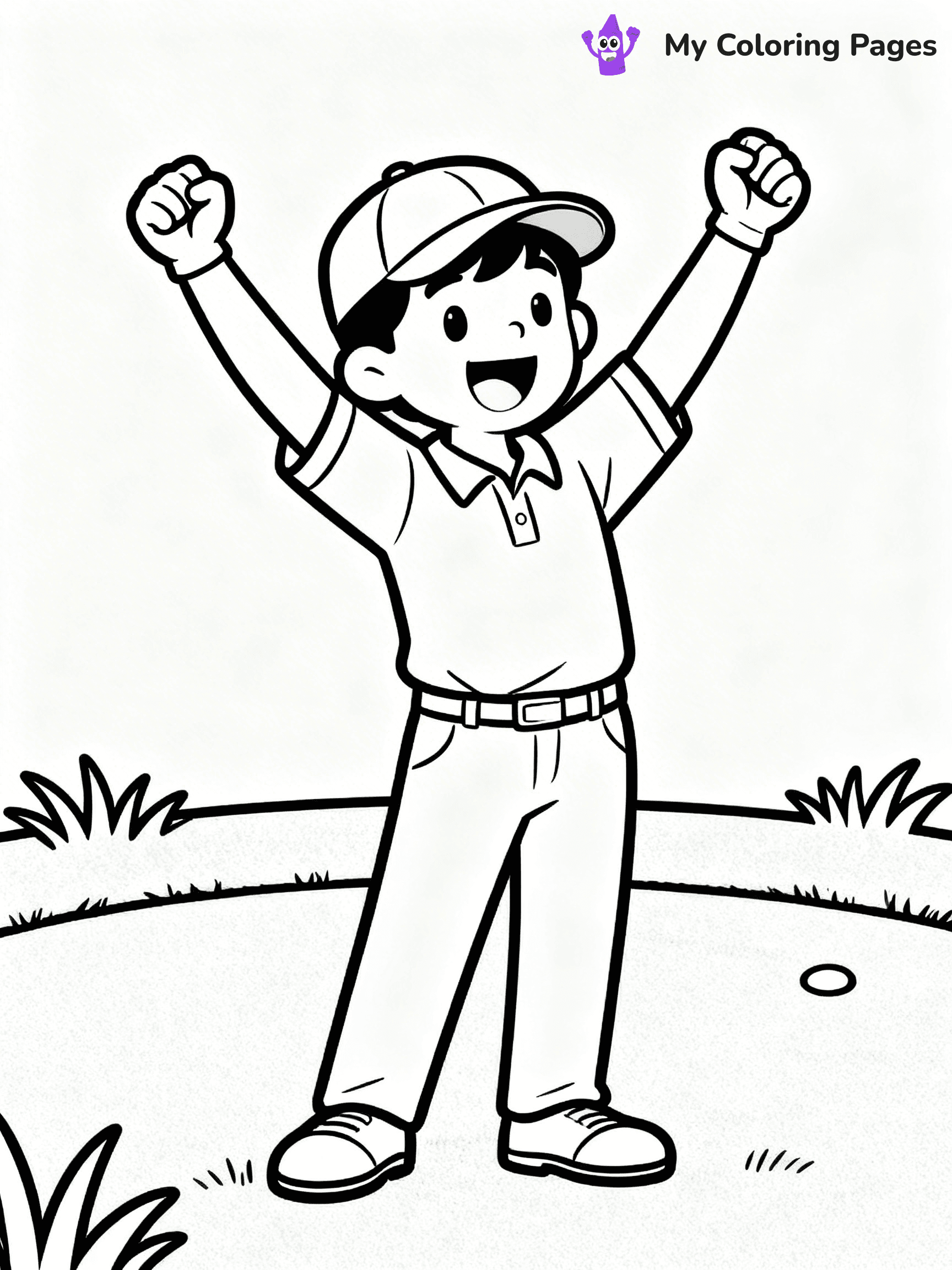 Golf Coloring Pages - 22