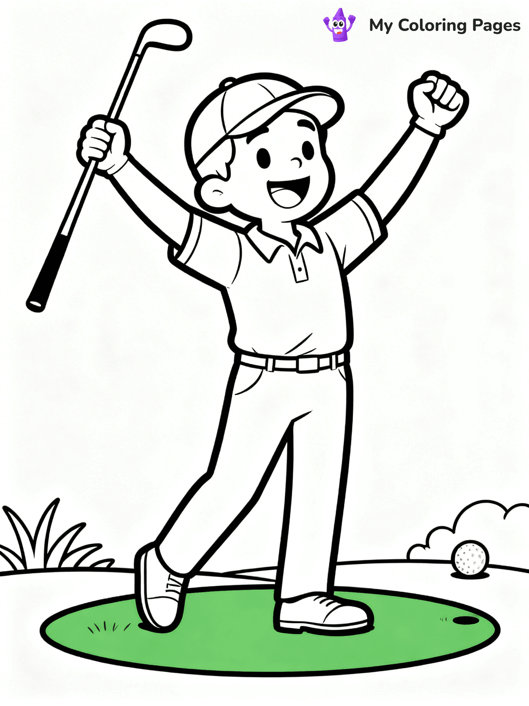 Golf Coloring Pages - 20