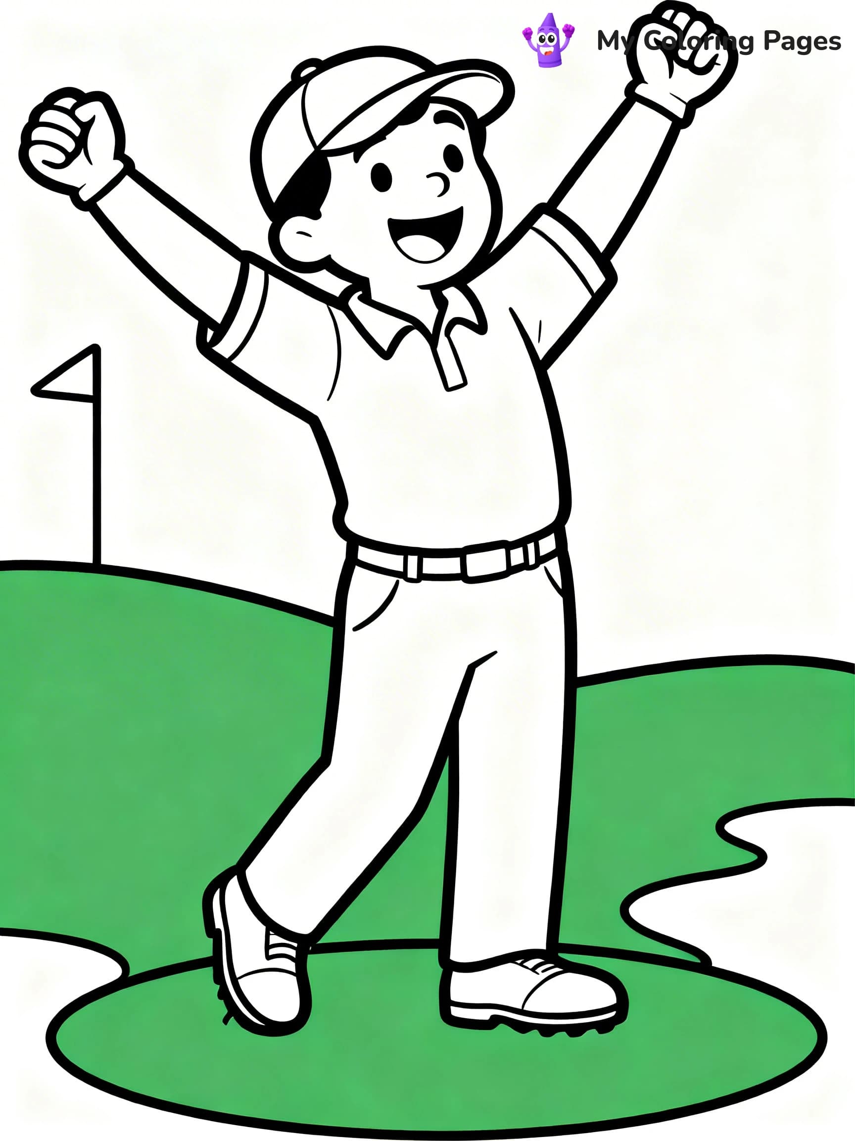 Golf Coloring Pages - 19