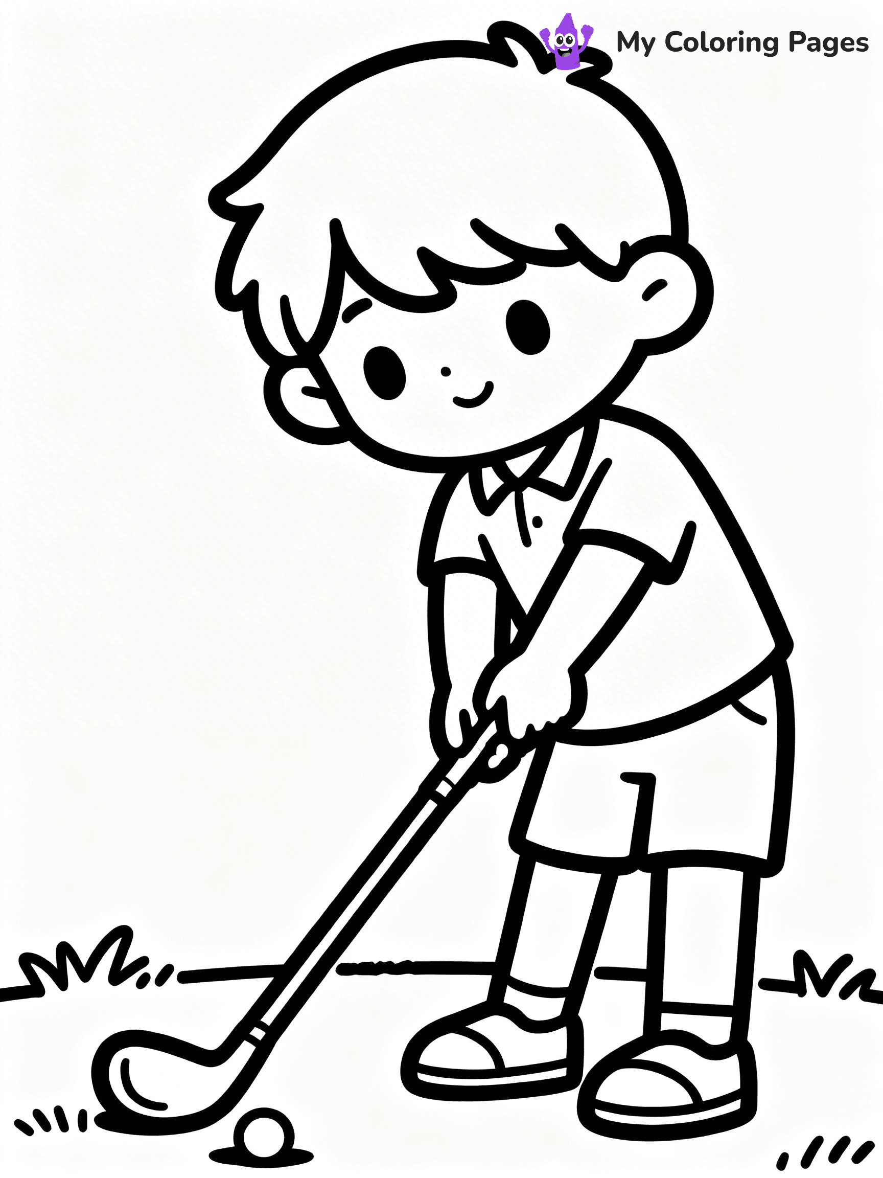 Golf Coloring Pages - 17
