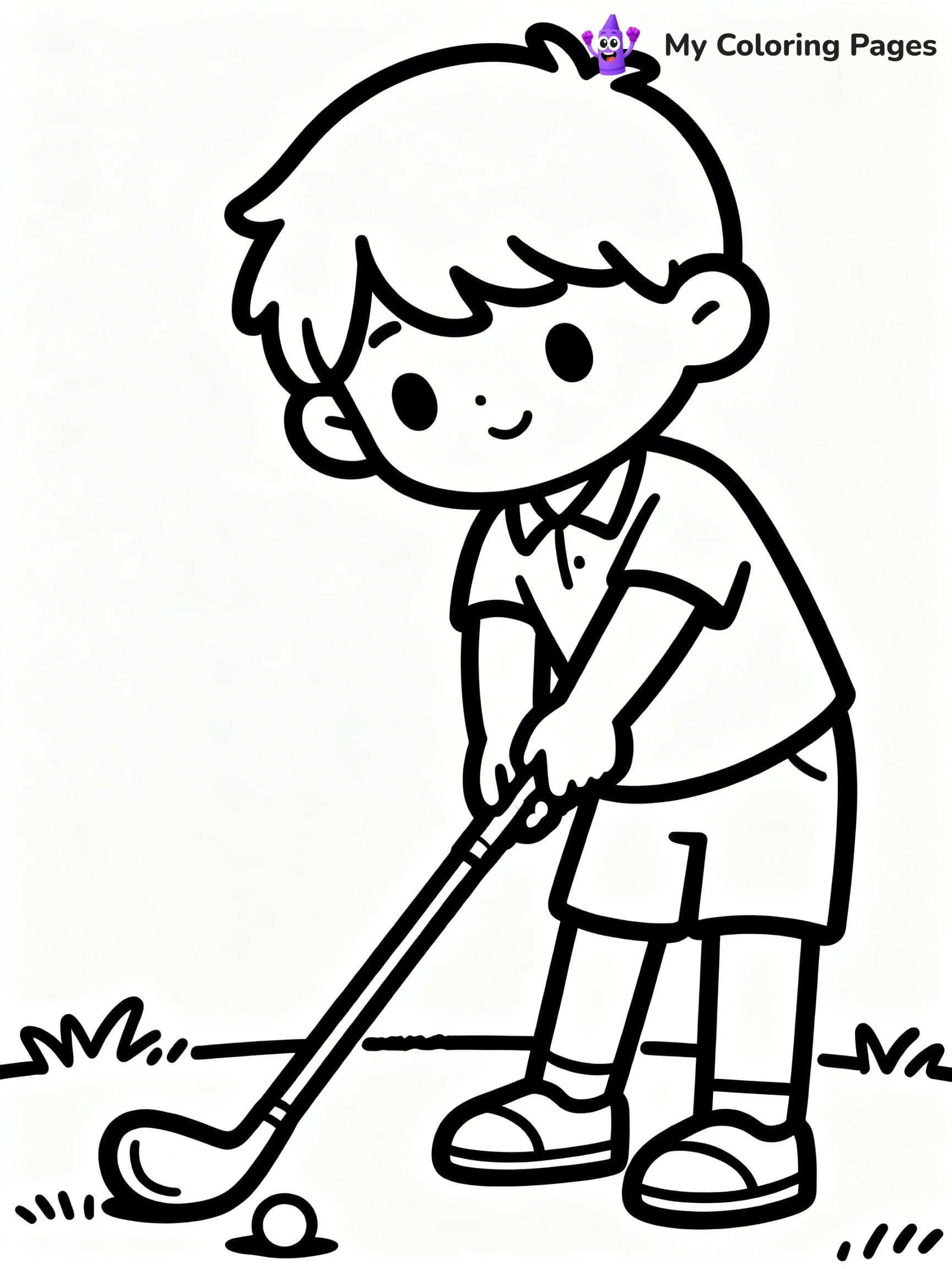 Golf Coloring Pages - 17