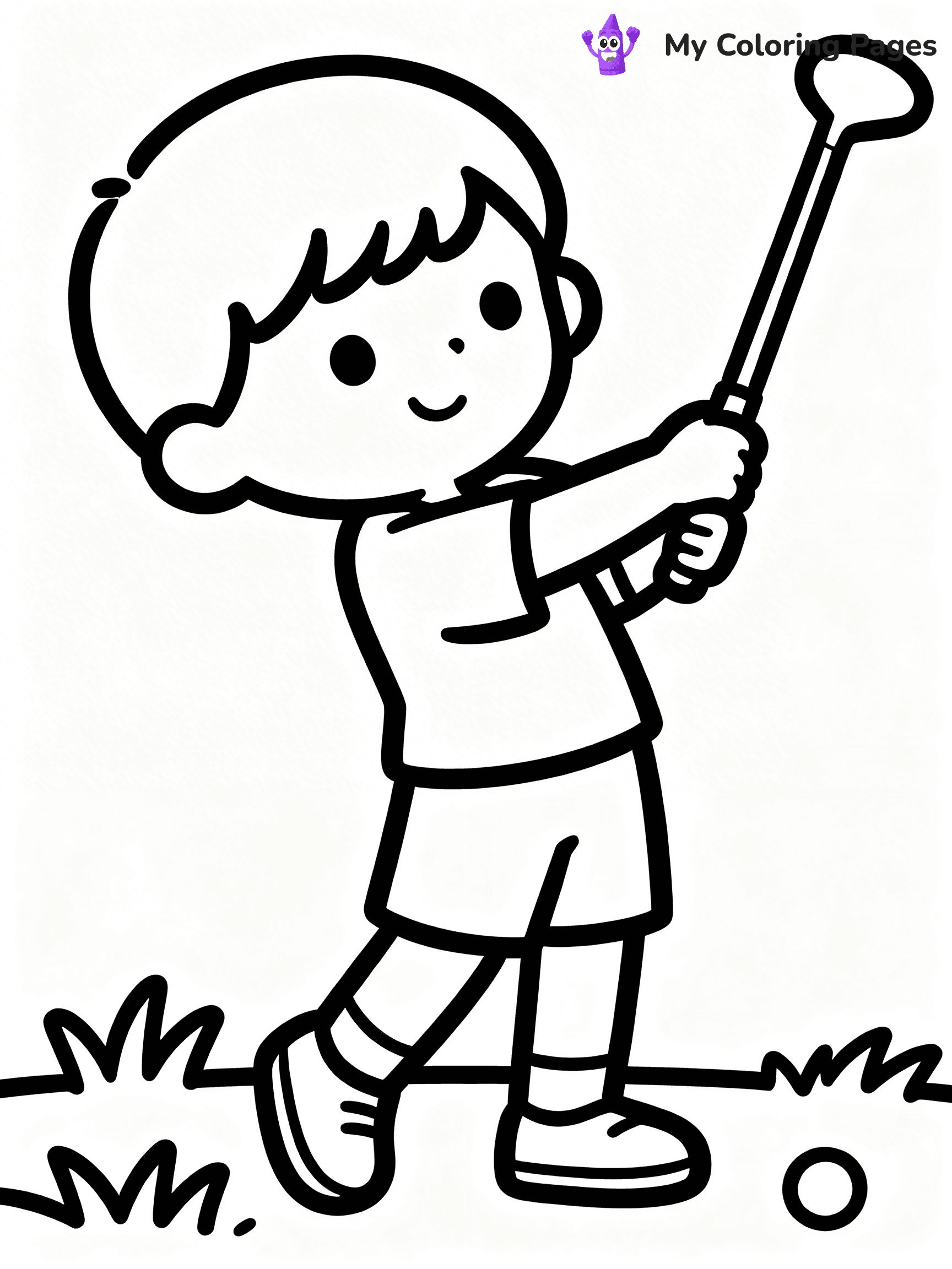Golf Coloring Pages - 16