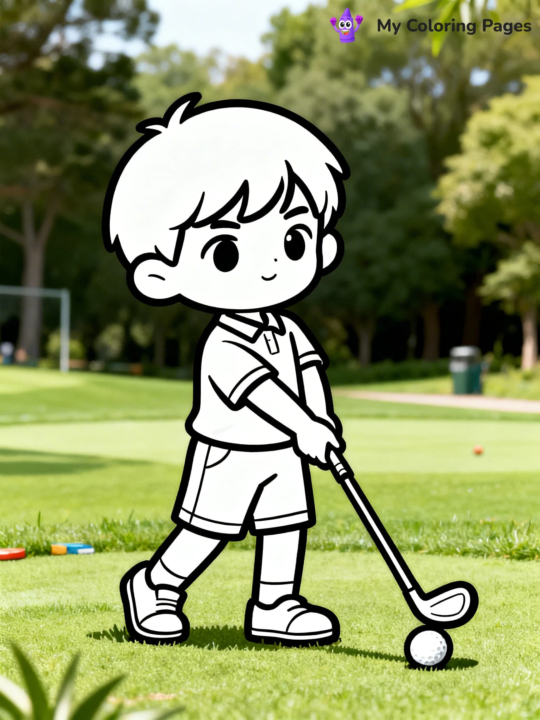Golf Coloring Pages - 15