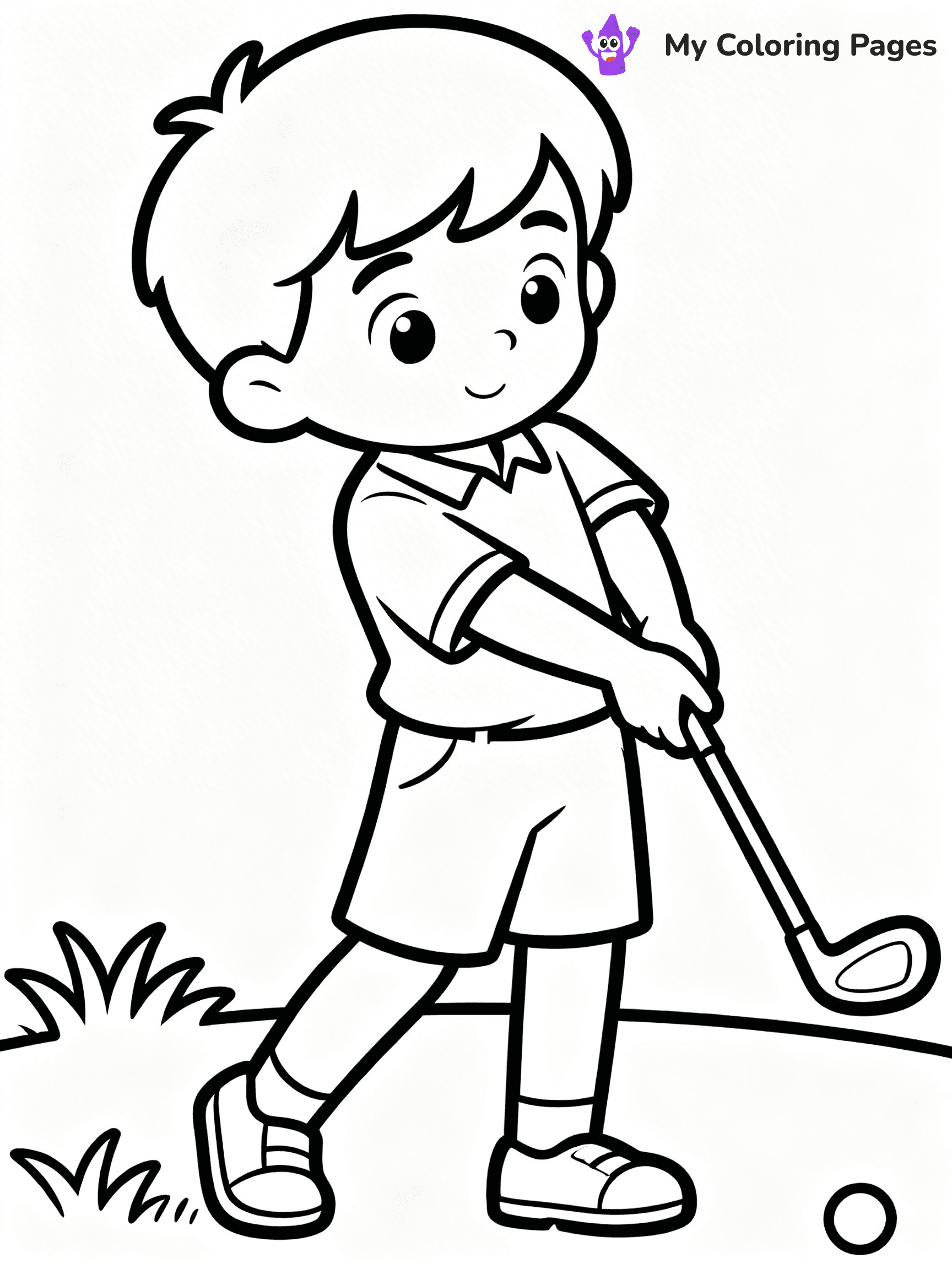 Golf Coloring Pages - 14