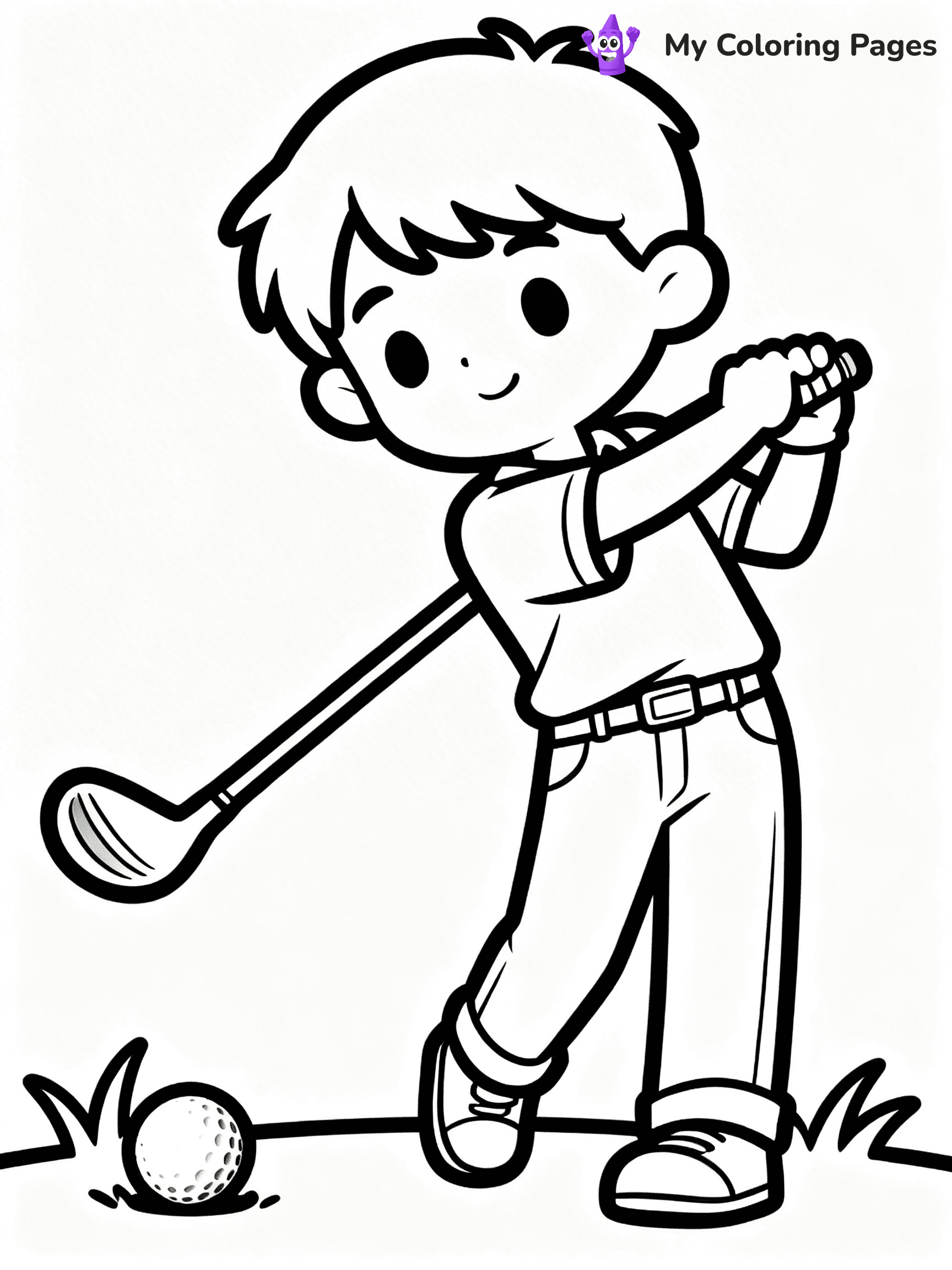 Golf Coloring Pages - 13