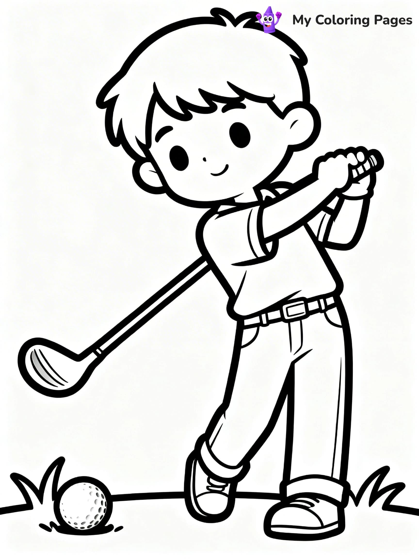 Golf Coloring Pages - 13