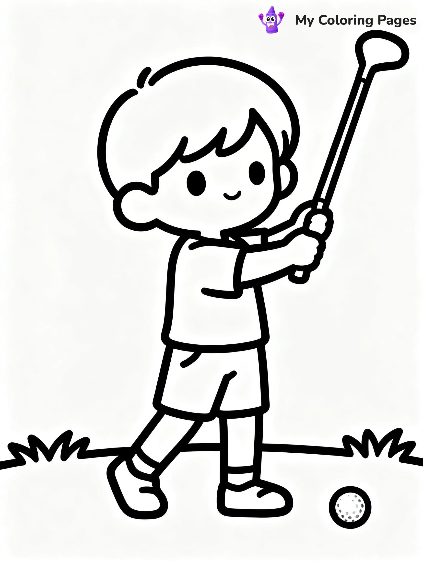 Golf Coloring Pages - 12
