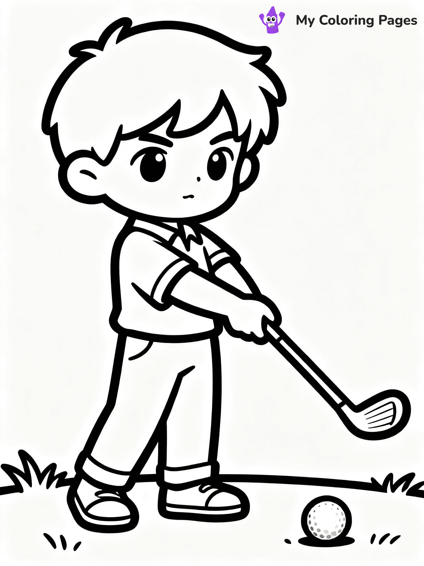 Golf Coloring Pages - 11