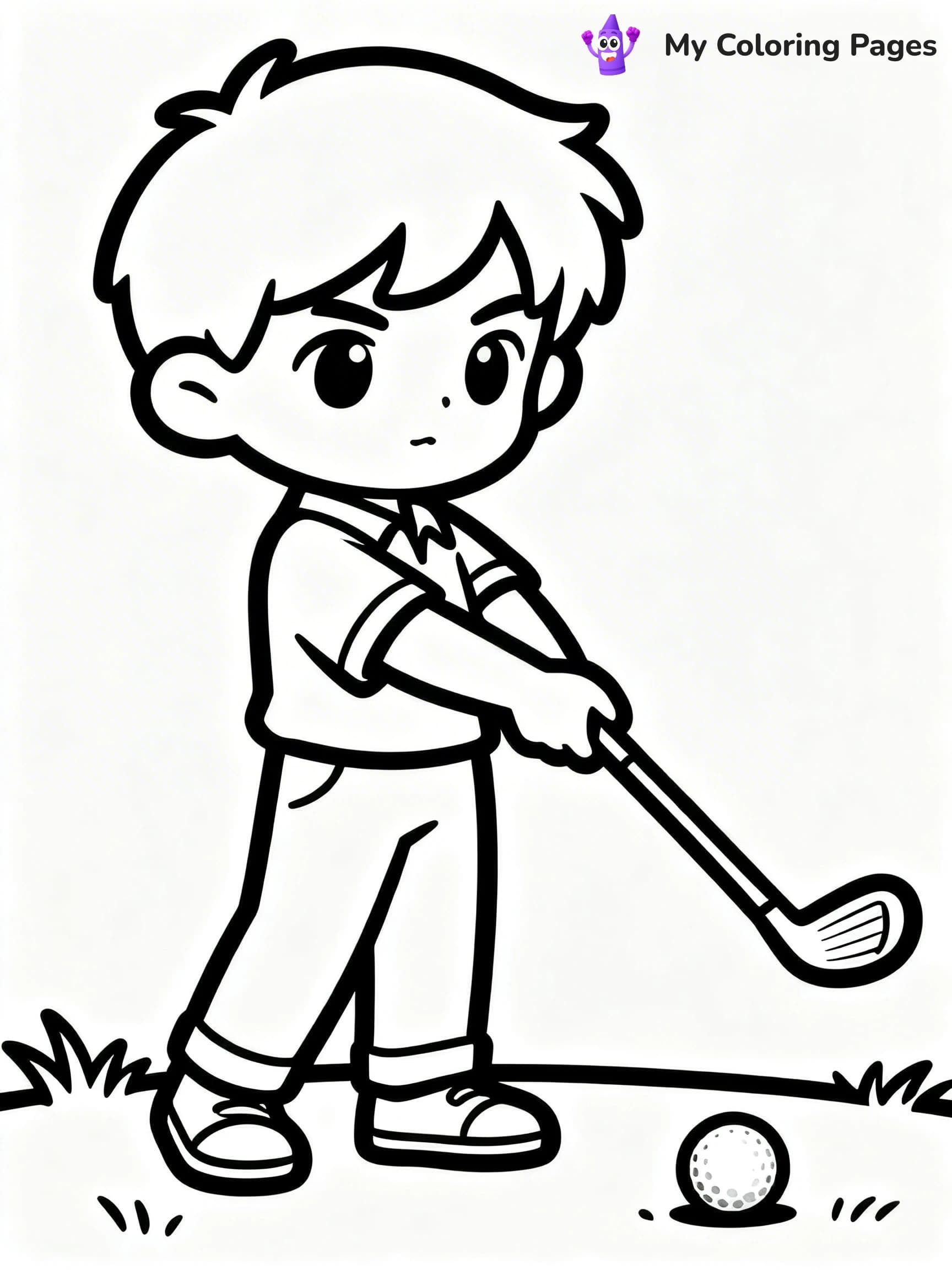 Golf Coloring Pages - 11