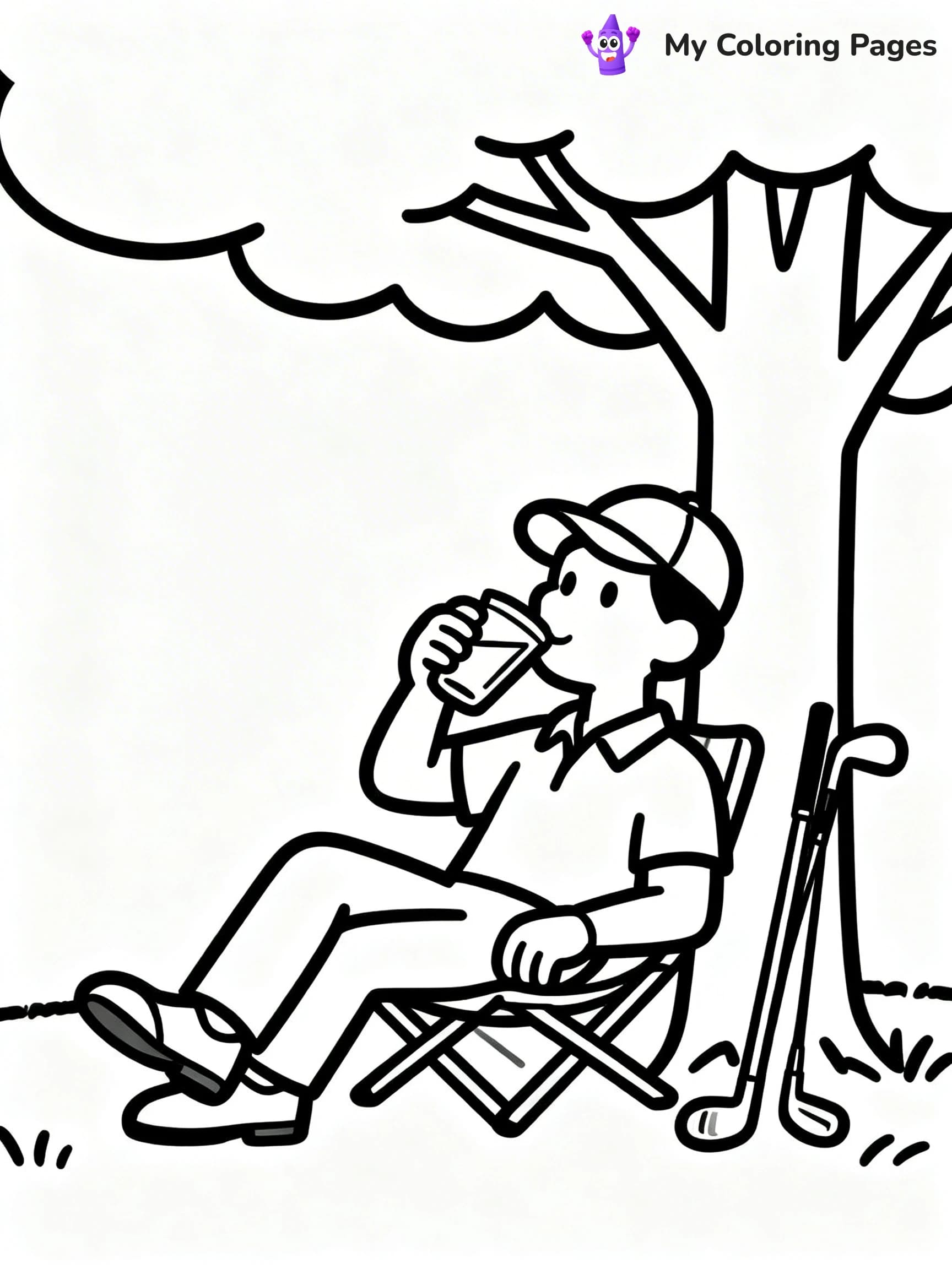 Golf Coloring Pages - 7