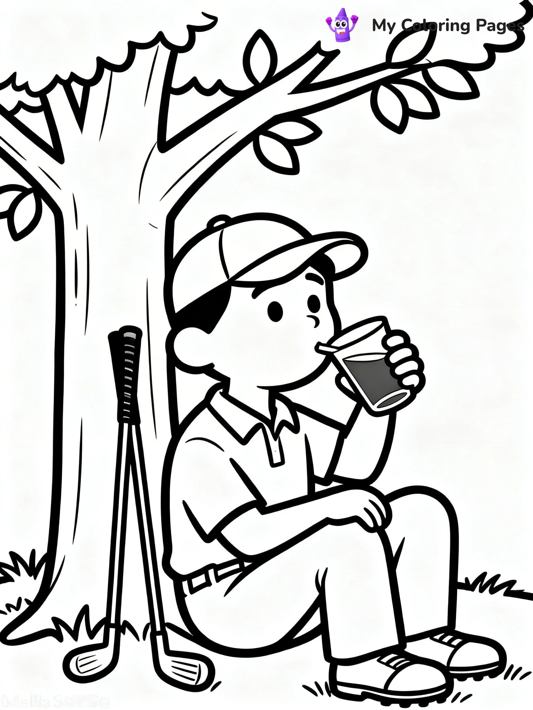 Golf Coloring Pages - 6