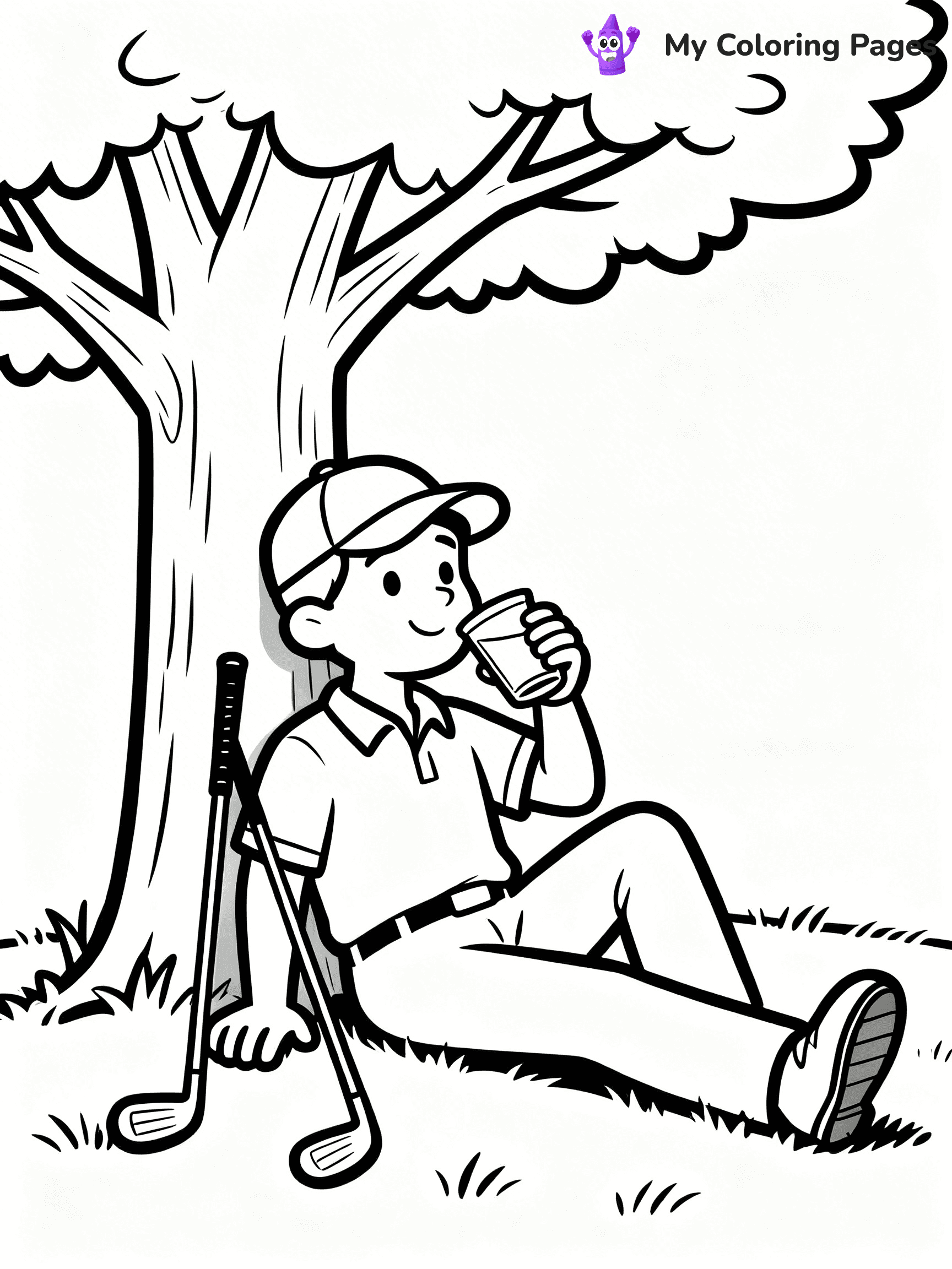 Golf Coloring Pages - 5