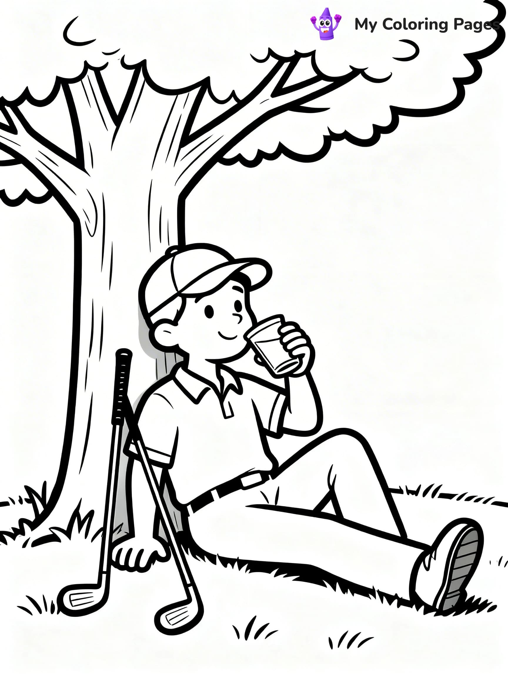 Golf Coloring Pages - 5