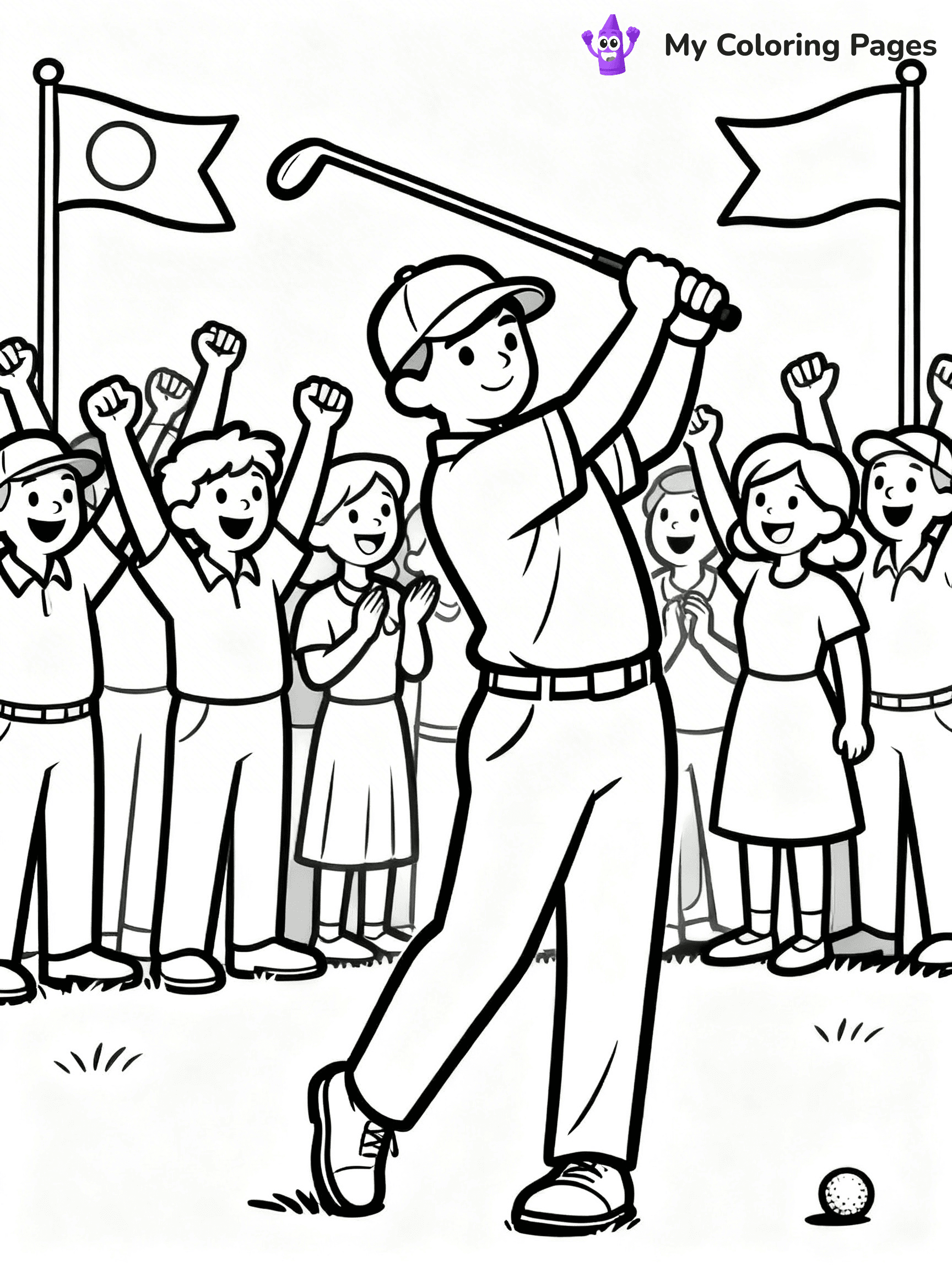 Golf Coloring Pages - 3