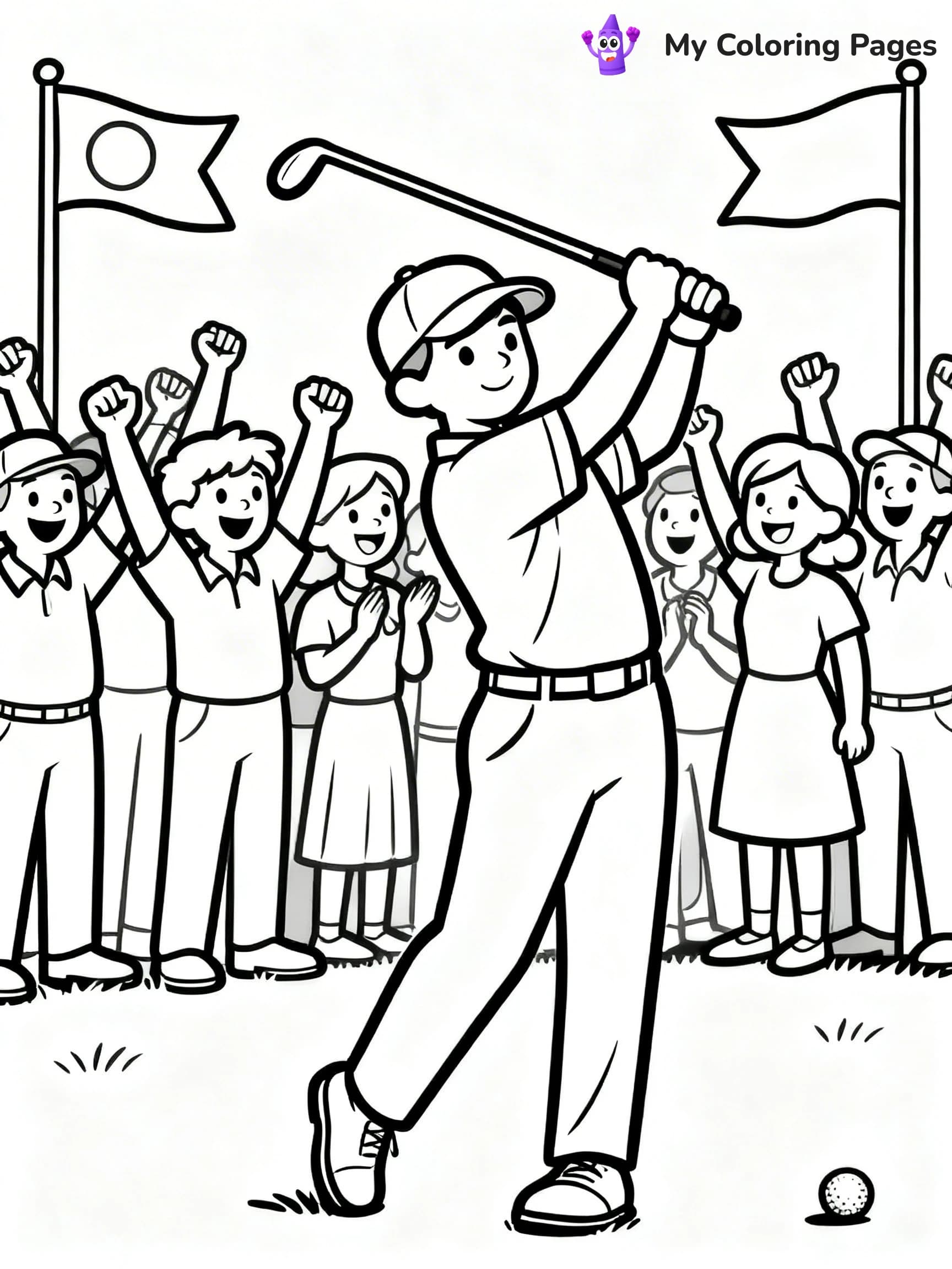 Golf Coloring Pages - 3