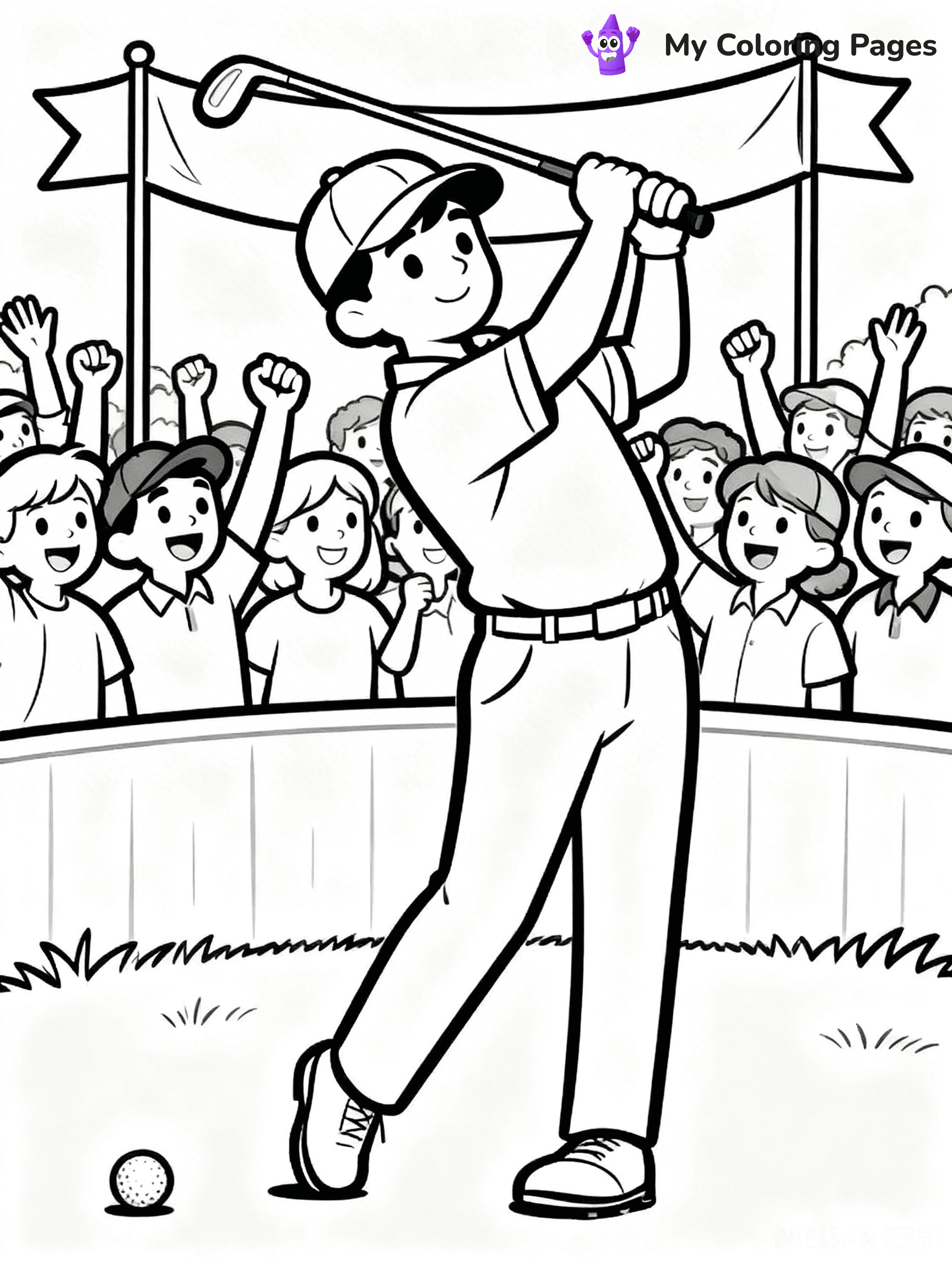 Golf Coloring Pages - 2
