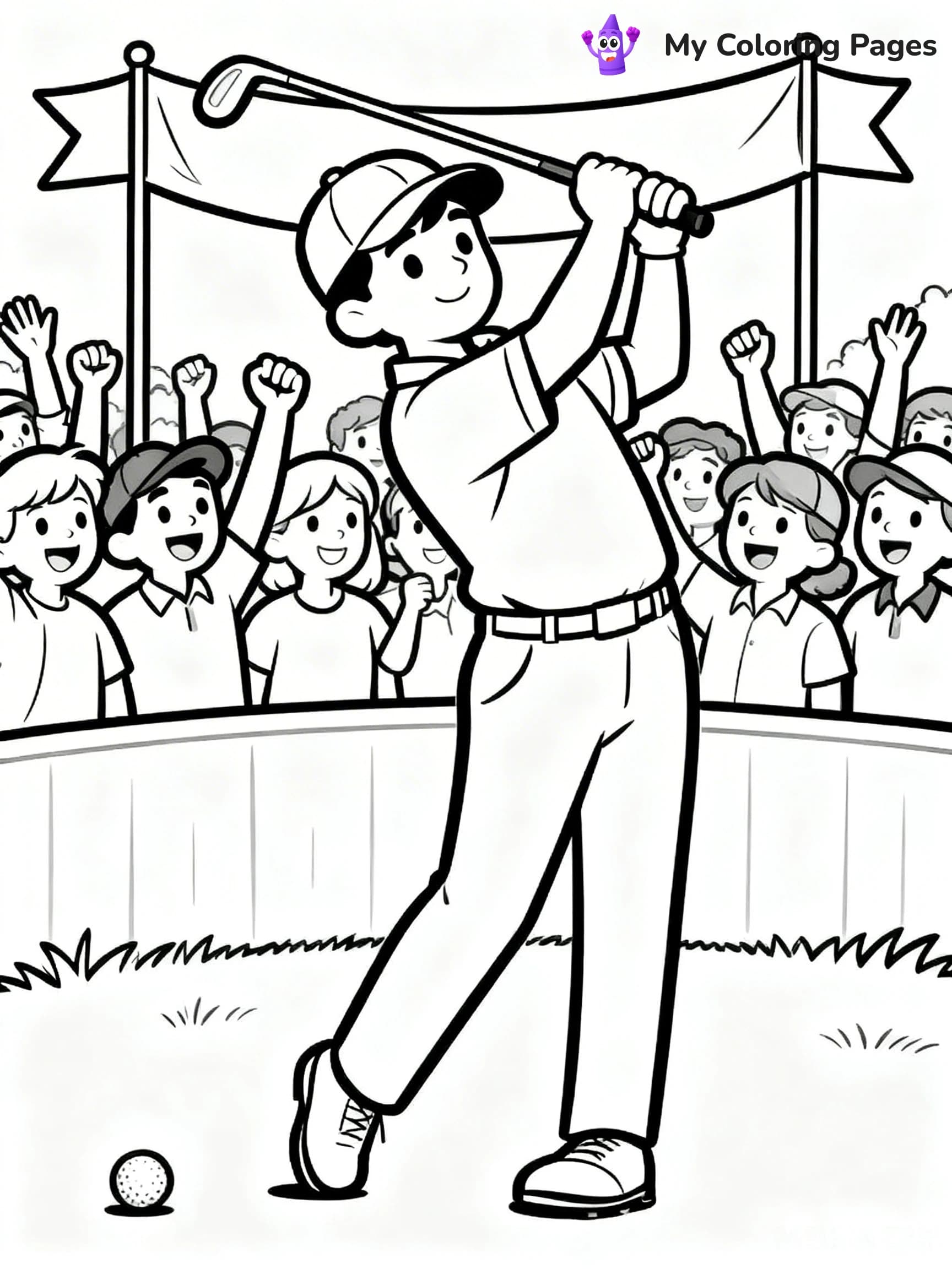 Golf Coloring Pages - 2