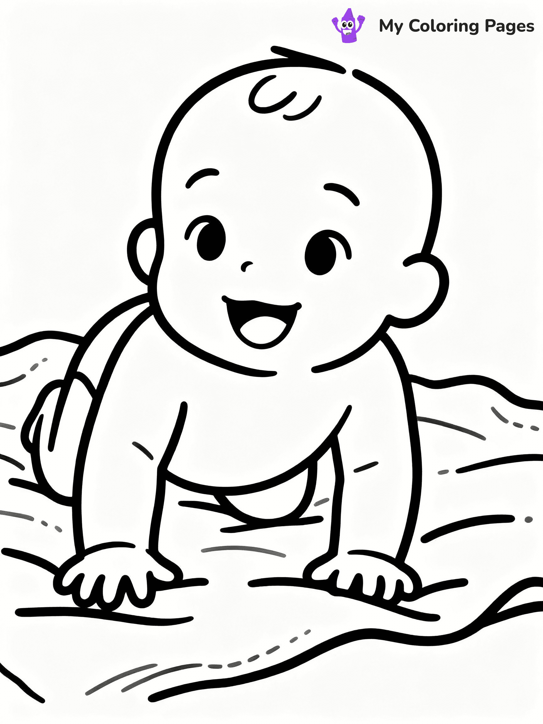 Baby Coloring Pages - 9