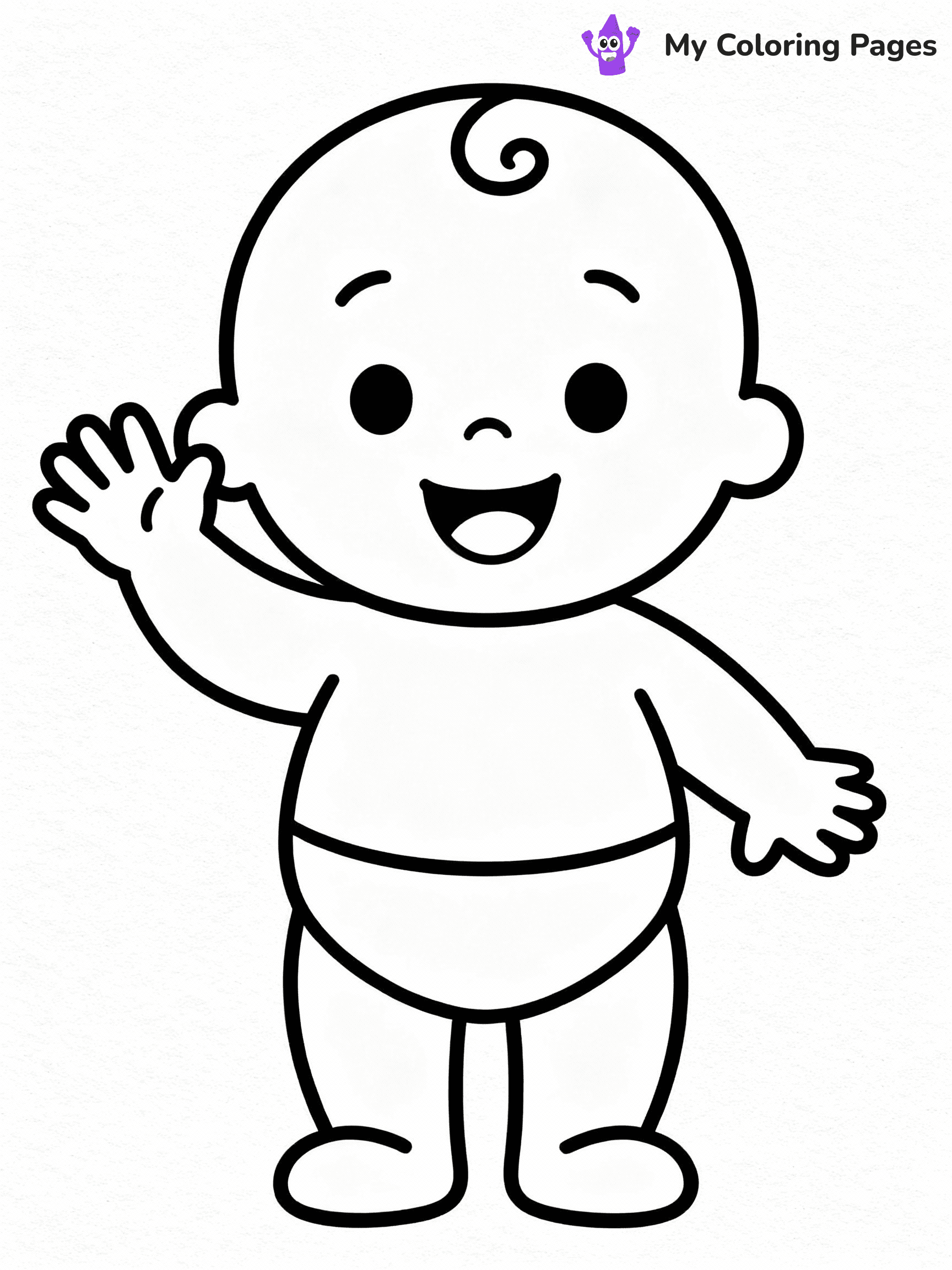 Baby Coloring Pages - 8