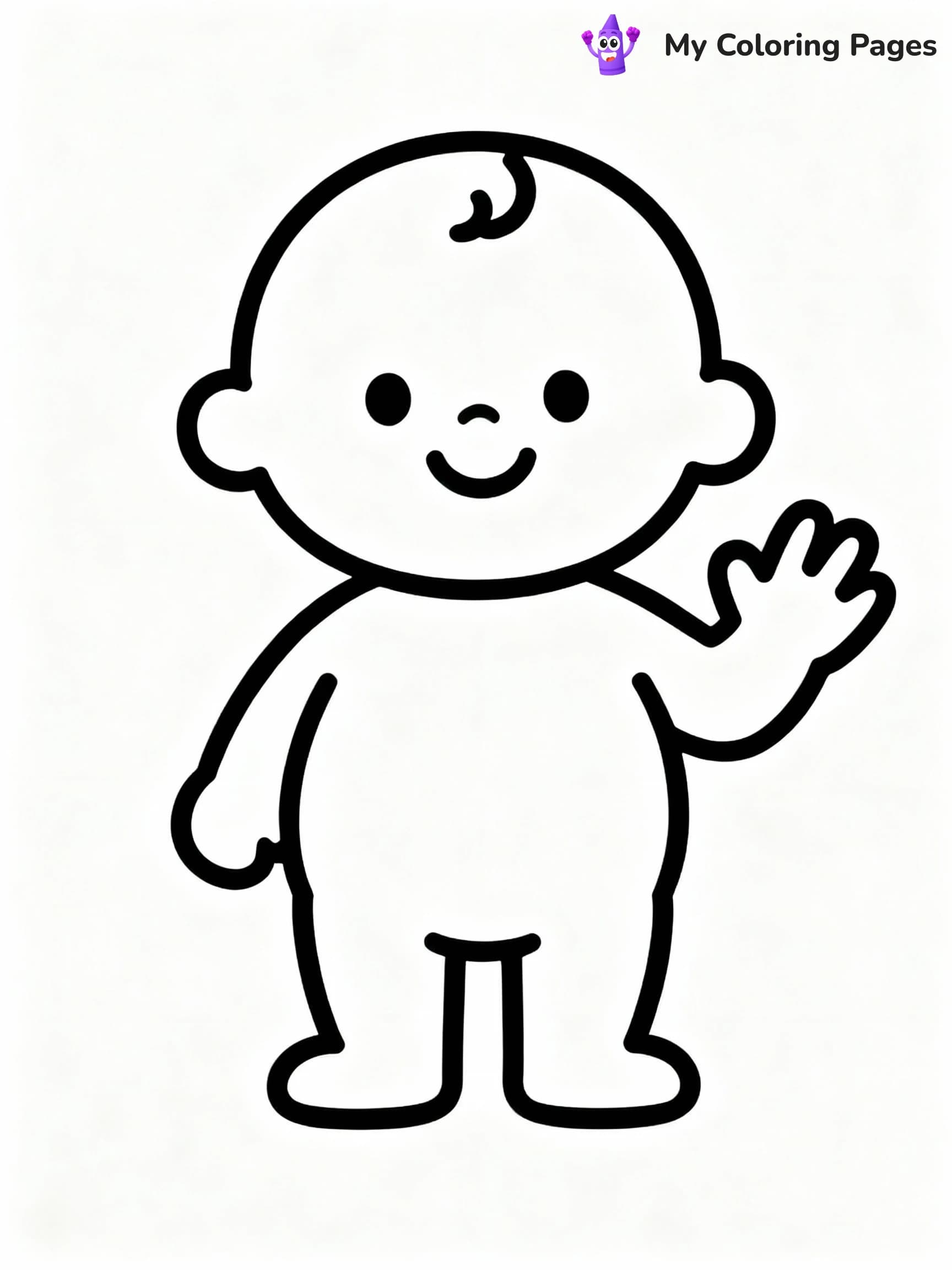 Baby Coloring Pages - 7