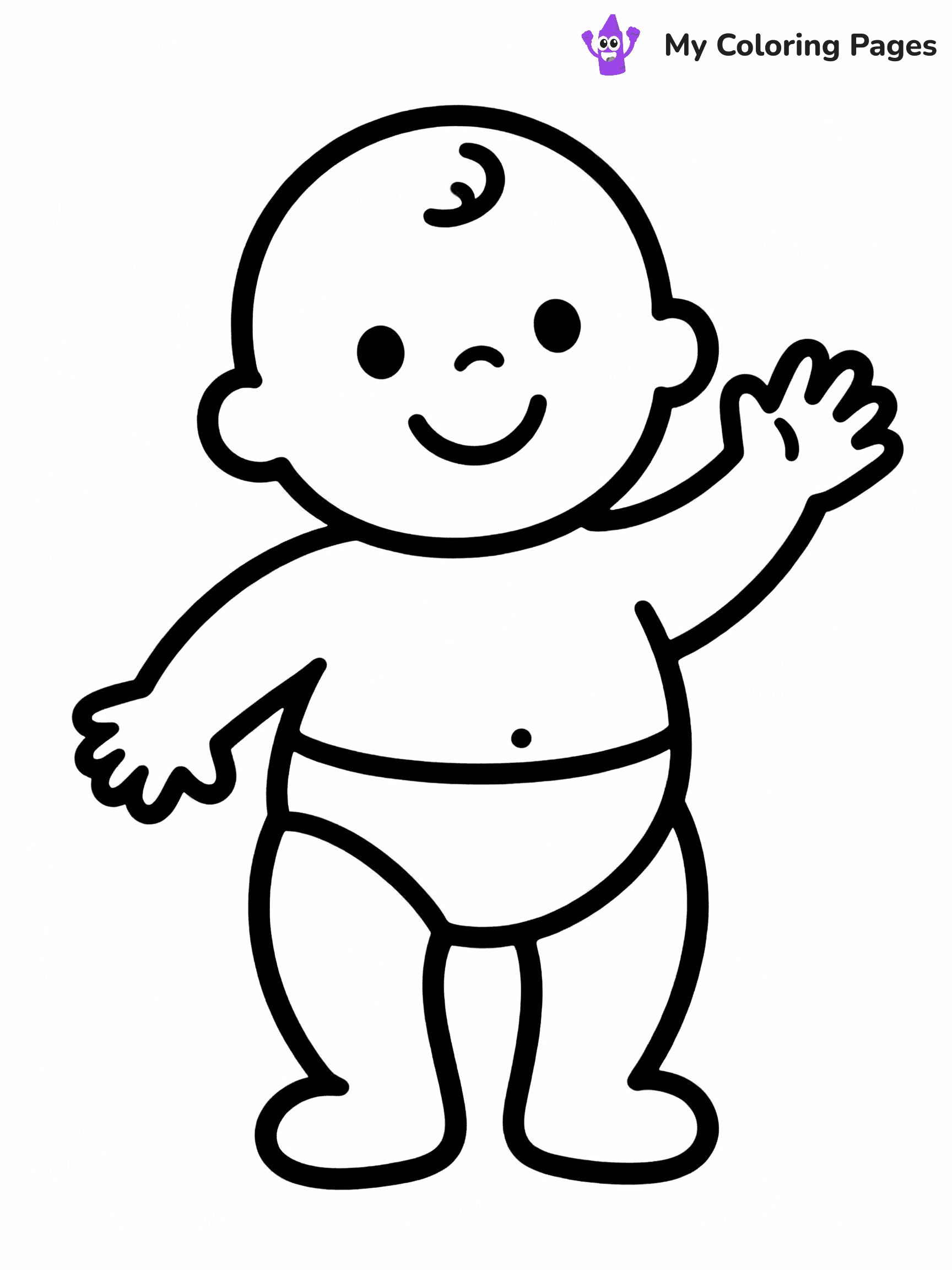 Baby Coloring Pages - 6