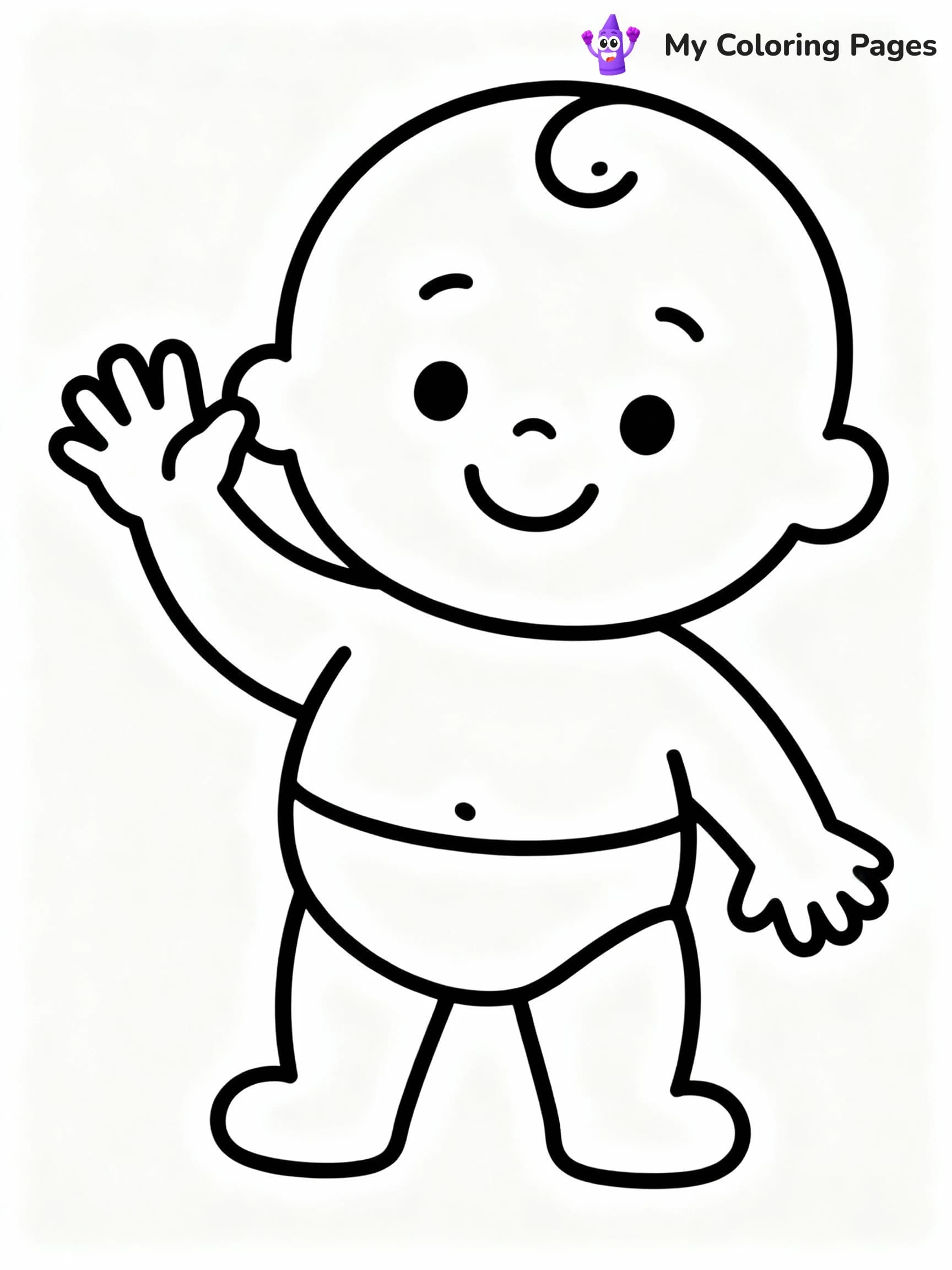 Baby Coloring Pages - 1