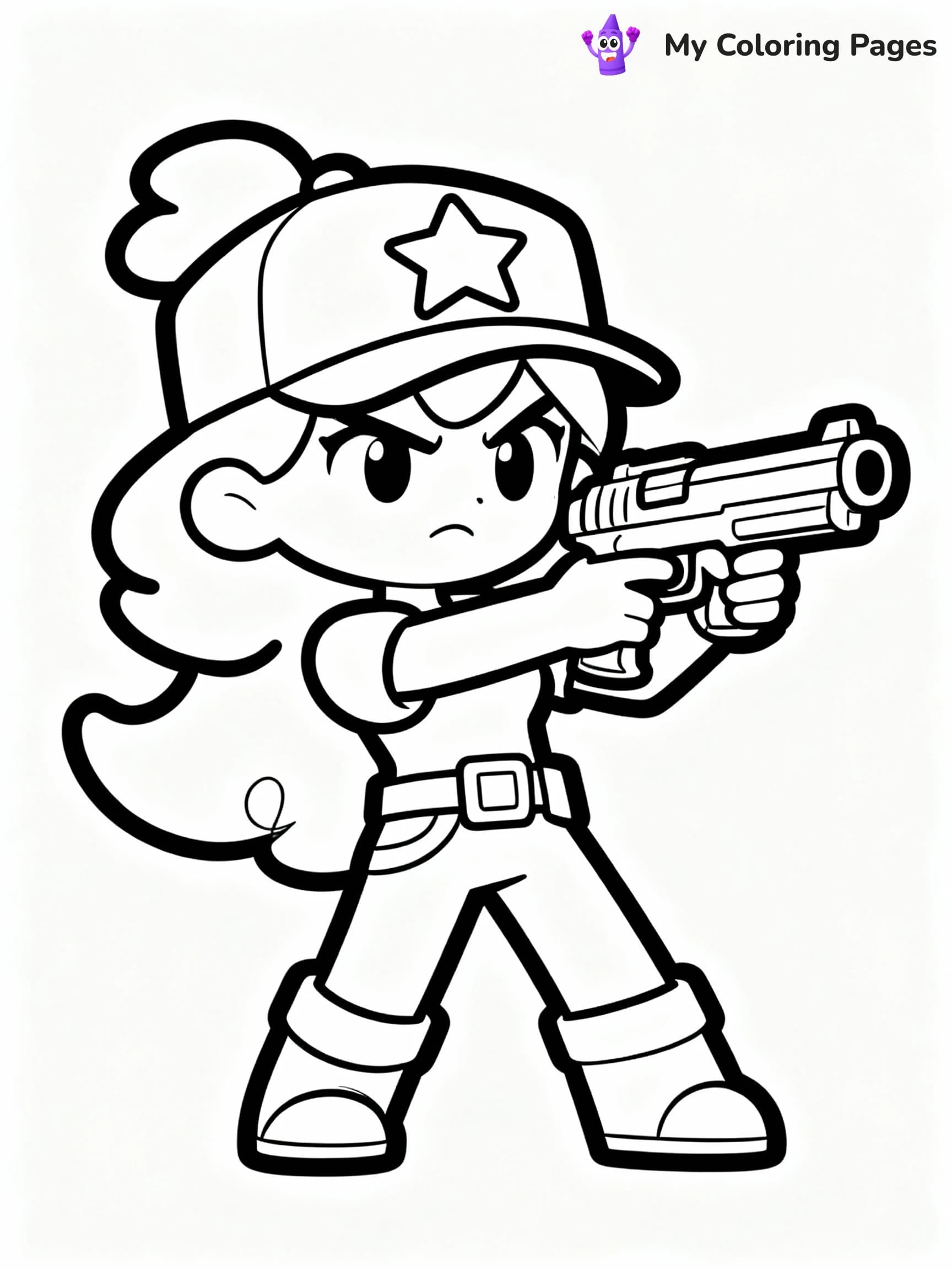 Brawl Stars Coloring Pages - 23