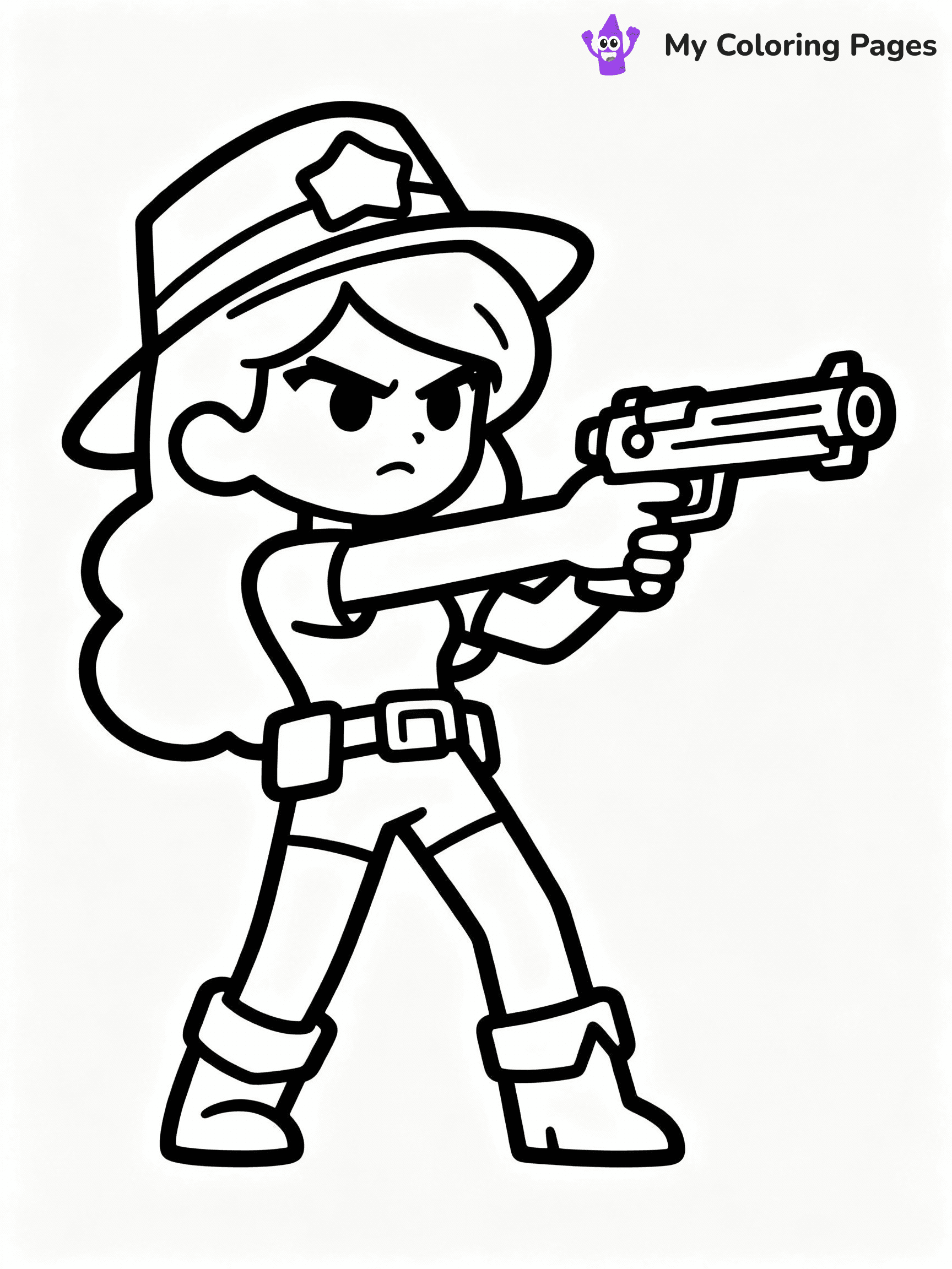 Brawl Stars Coloring Pages - 18