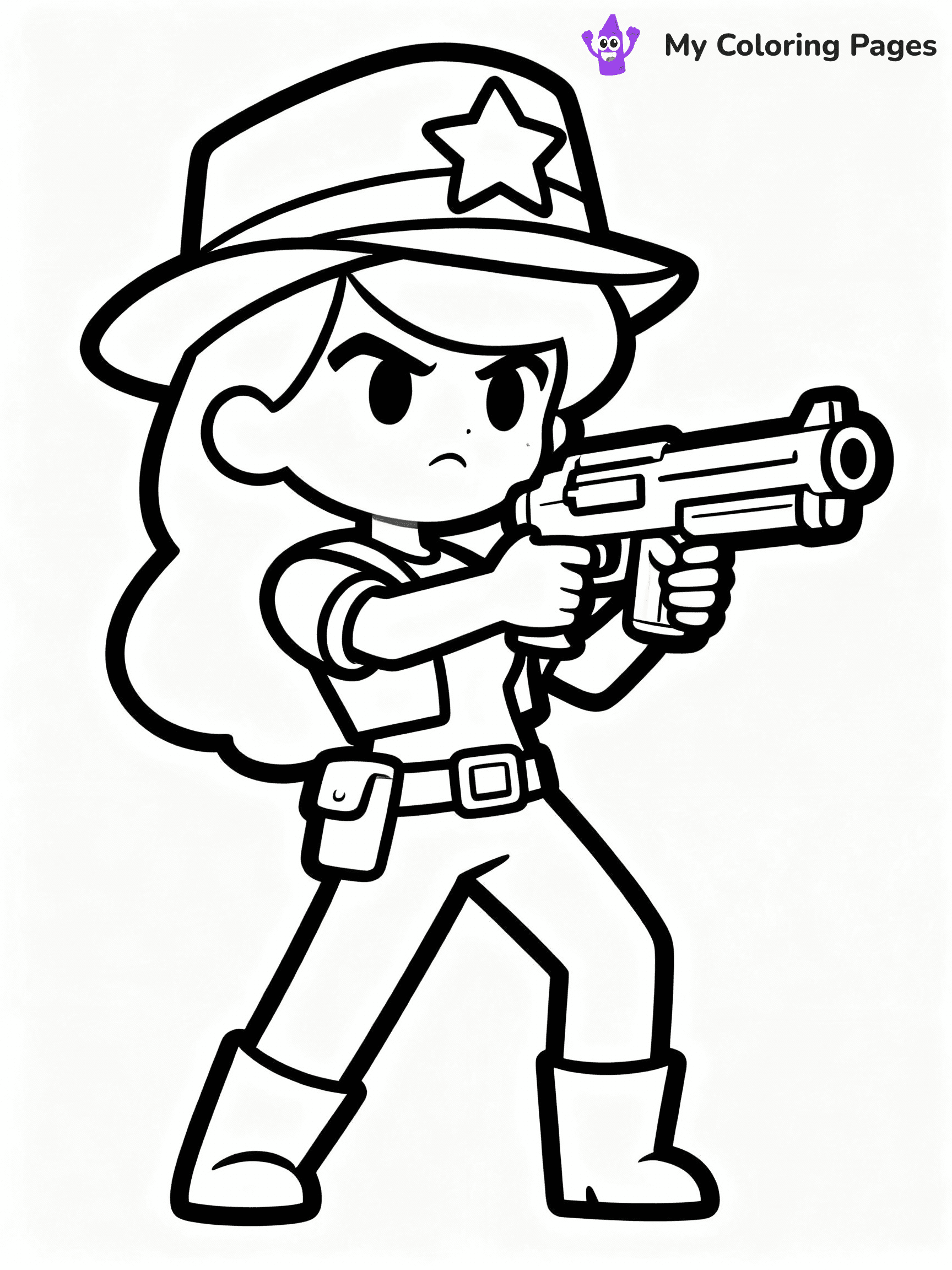 Brawl Stars Coloring Pages - 17