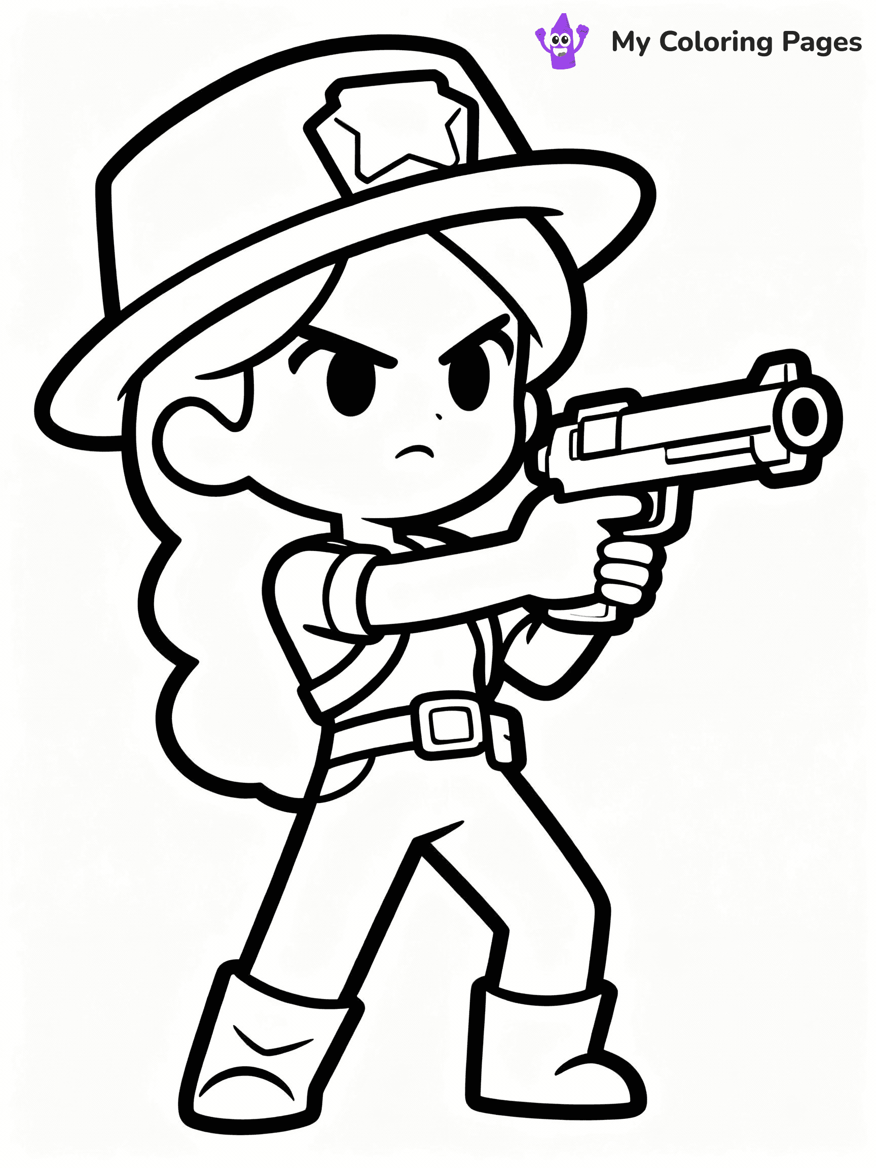 Brawl Stars Coloring Pages - 16