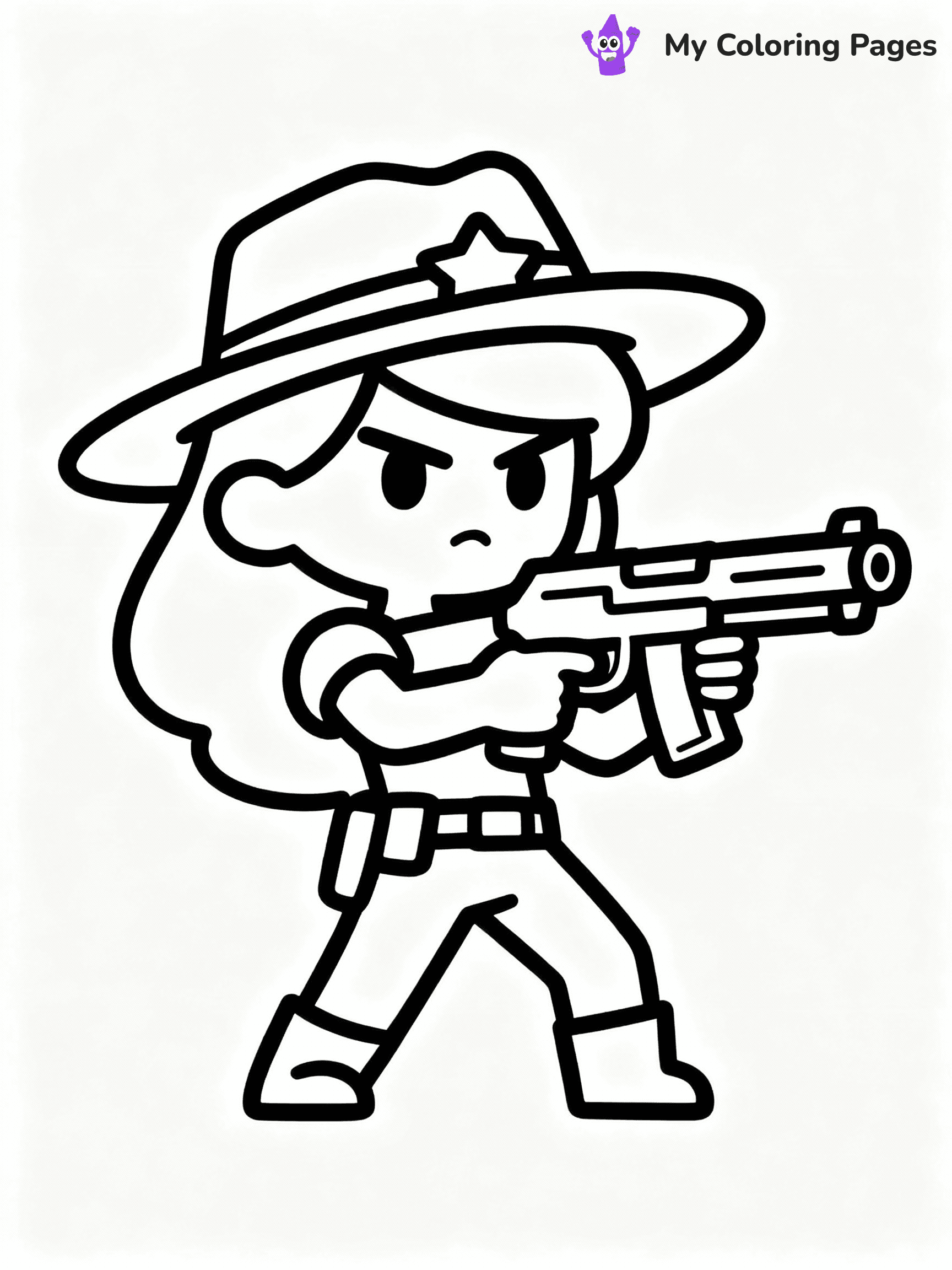 Brawl Stars Coloring Pages - 15