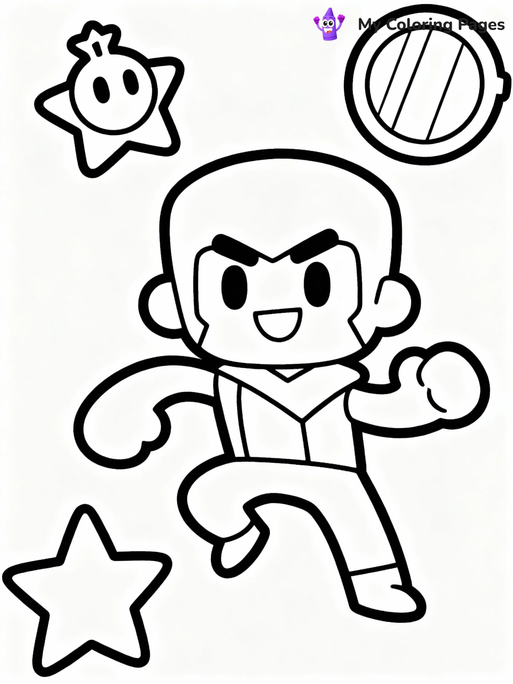 Brawl Stars Coloring Pages - 10