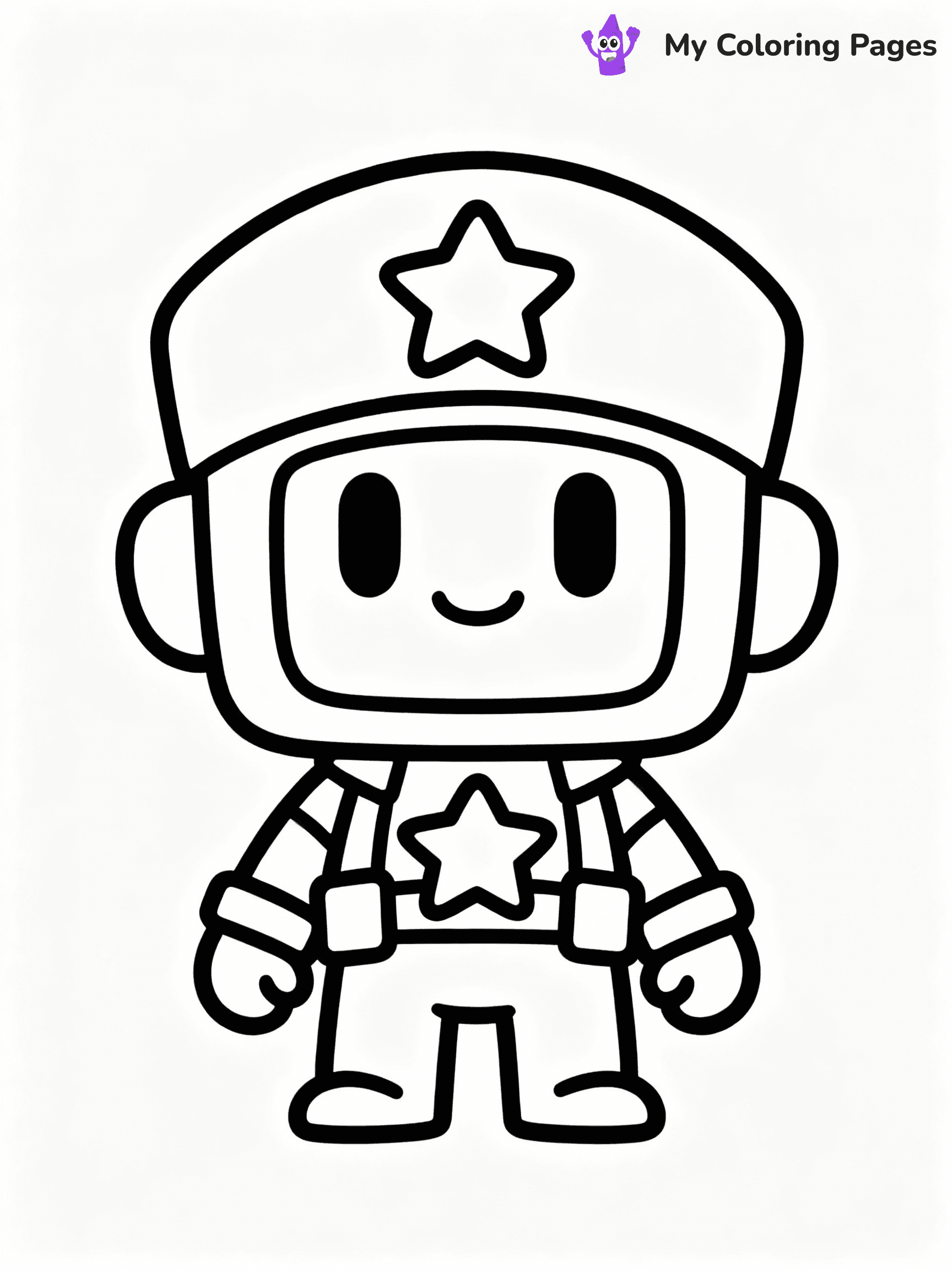 Brawl Stars Coloring Pages - 8
