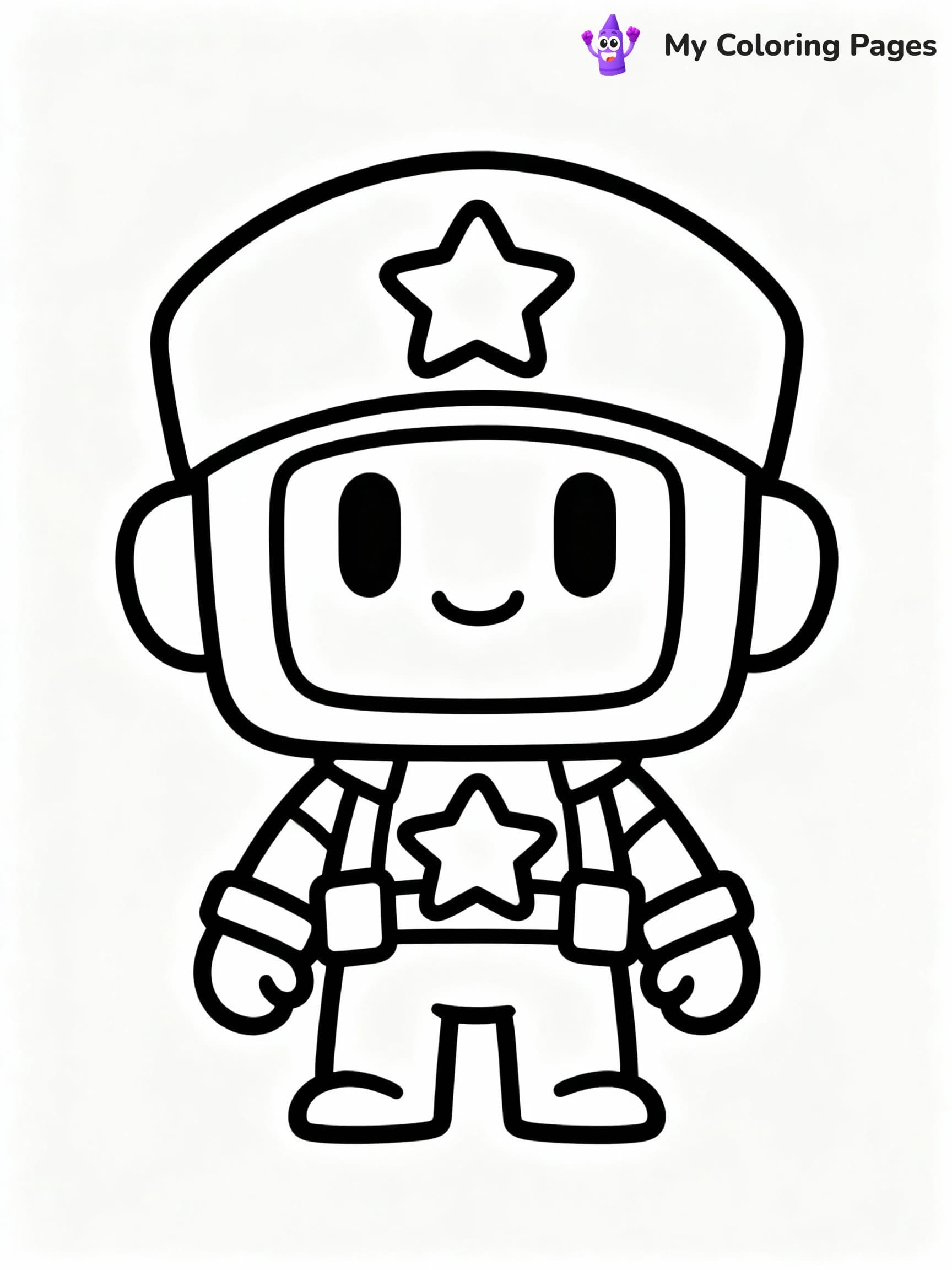 Brawl Stars Coloring Pages - 8