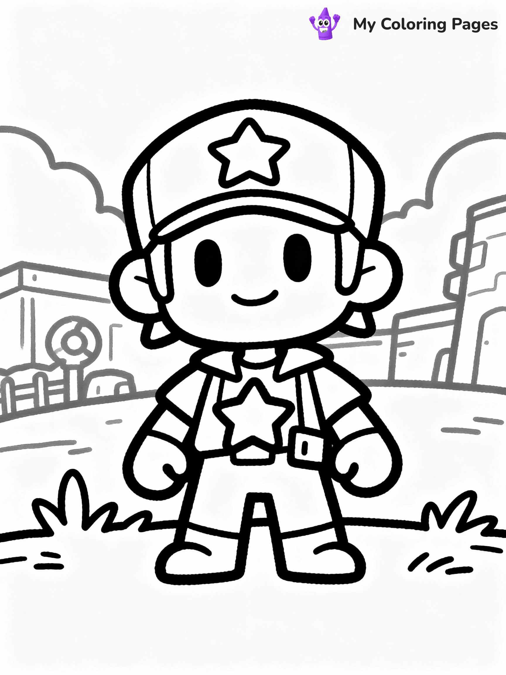 Brawl Stars Coloring Pages - 7