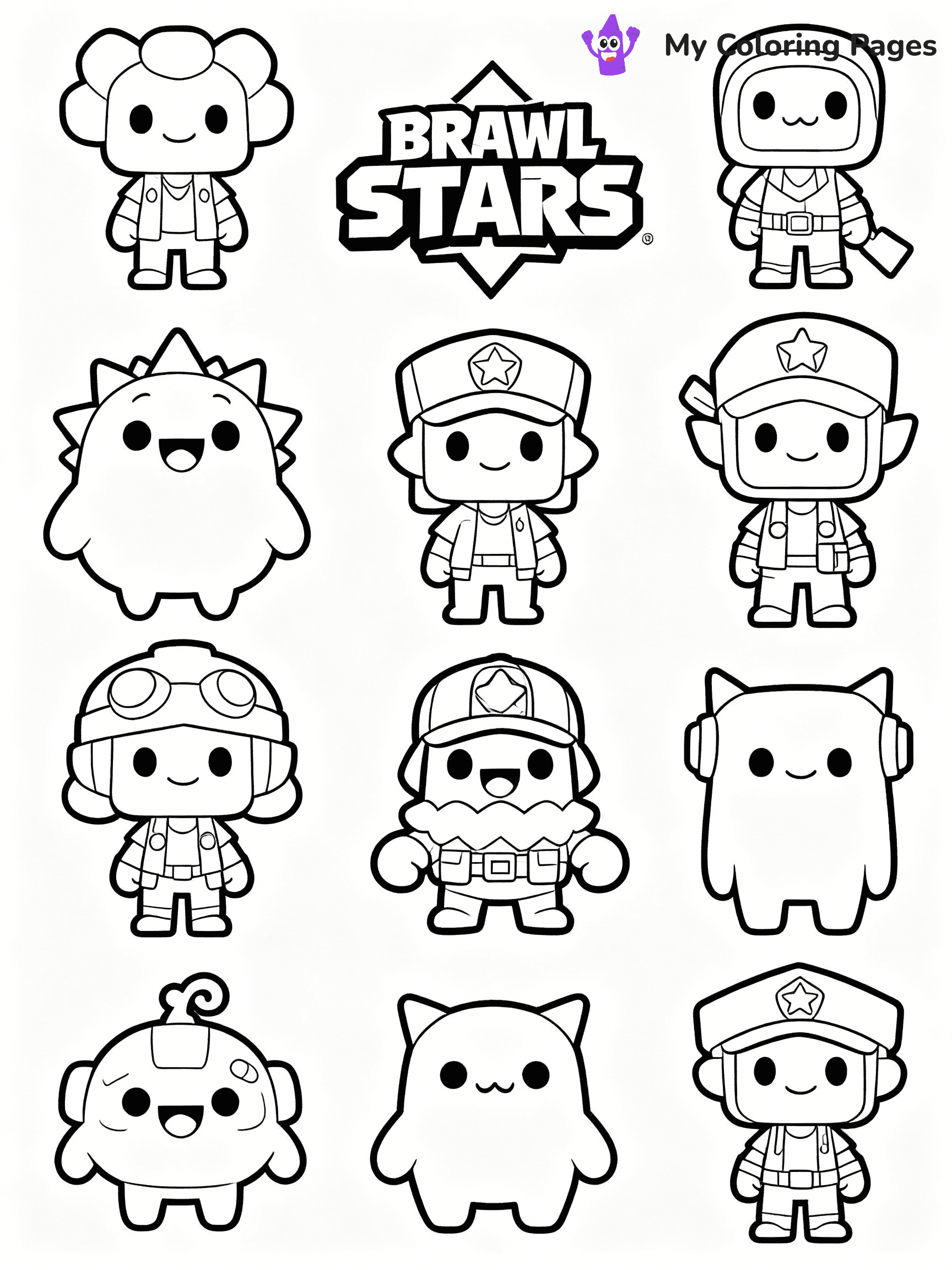 Brawl Stars Coloring Pages - 4