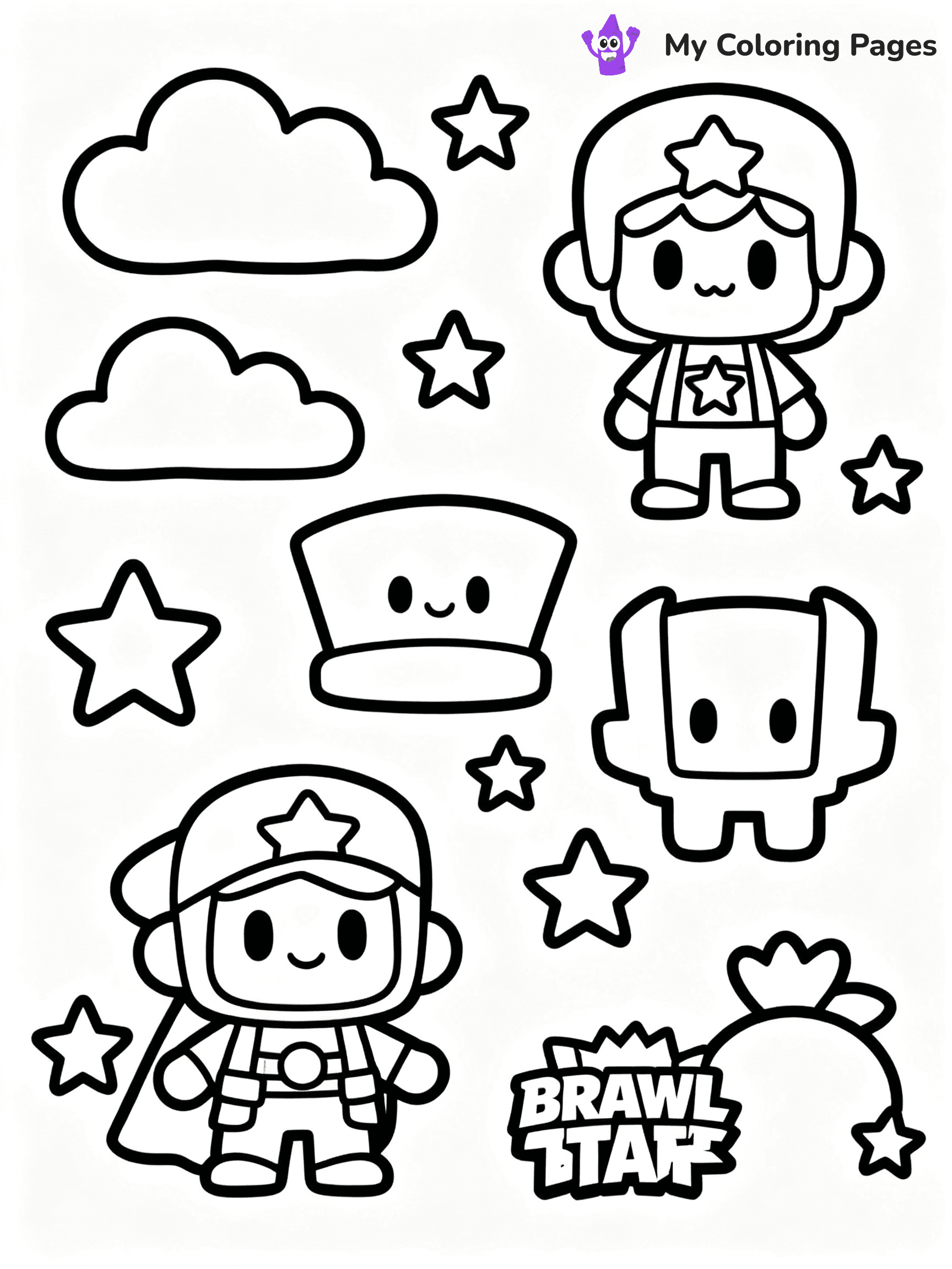 Brawl Stars Coloring Pages - 3